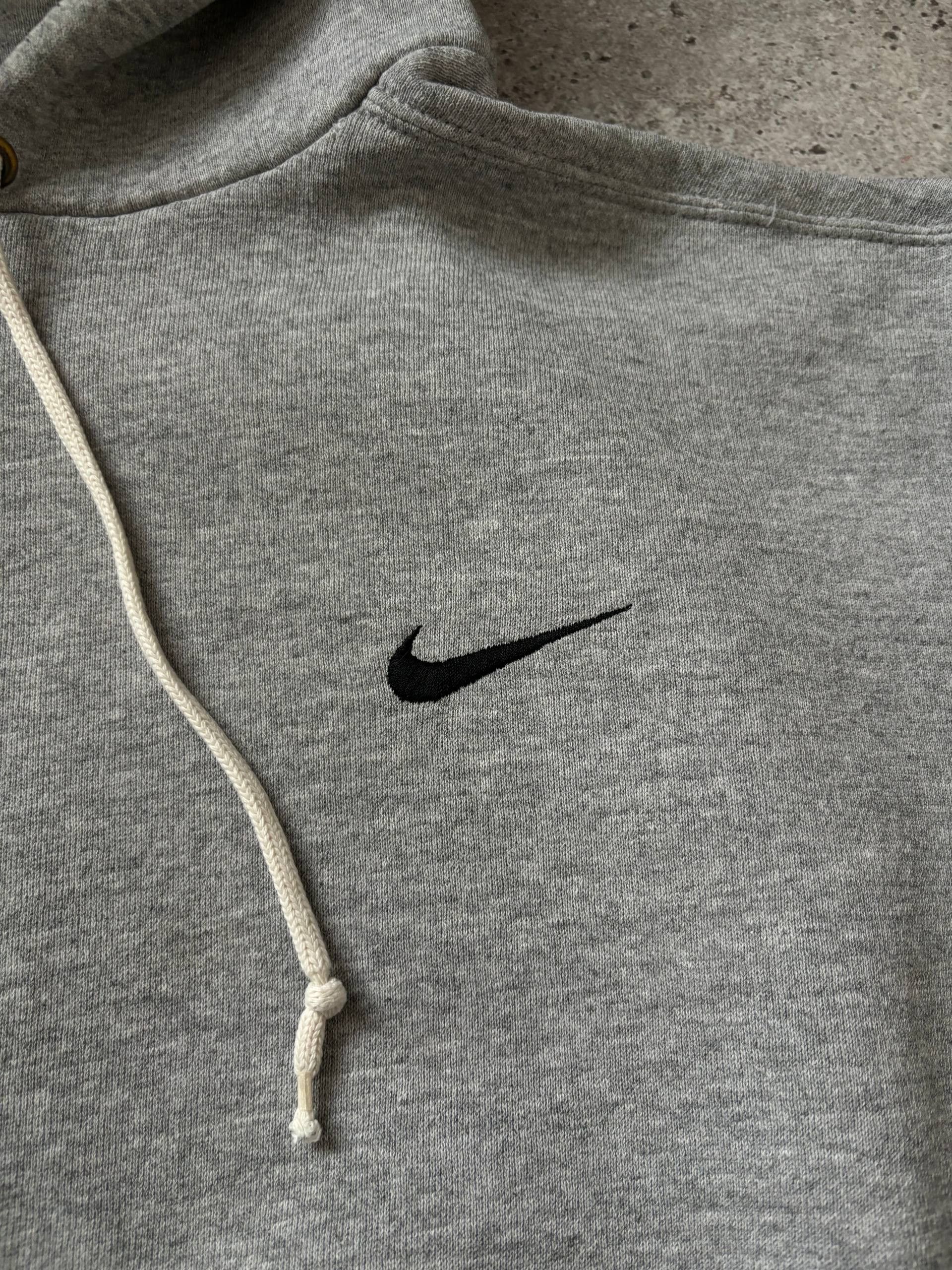 Nike True 90's Nike Vintage Distressed Boxy Fit Hoodie Mini Logo Size US XL / EU 56 / 4 - 9 Thumbnail
