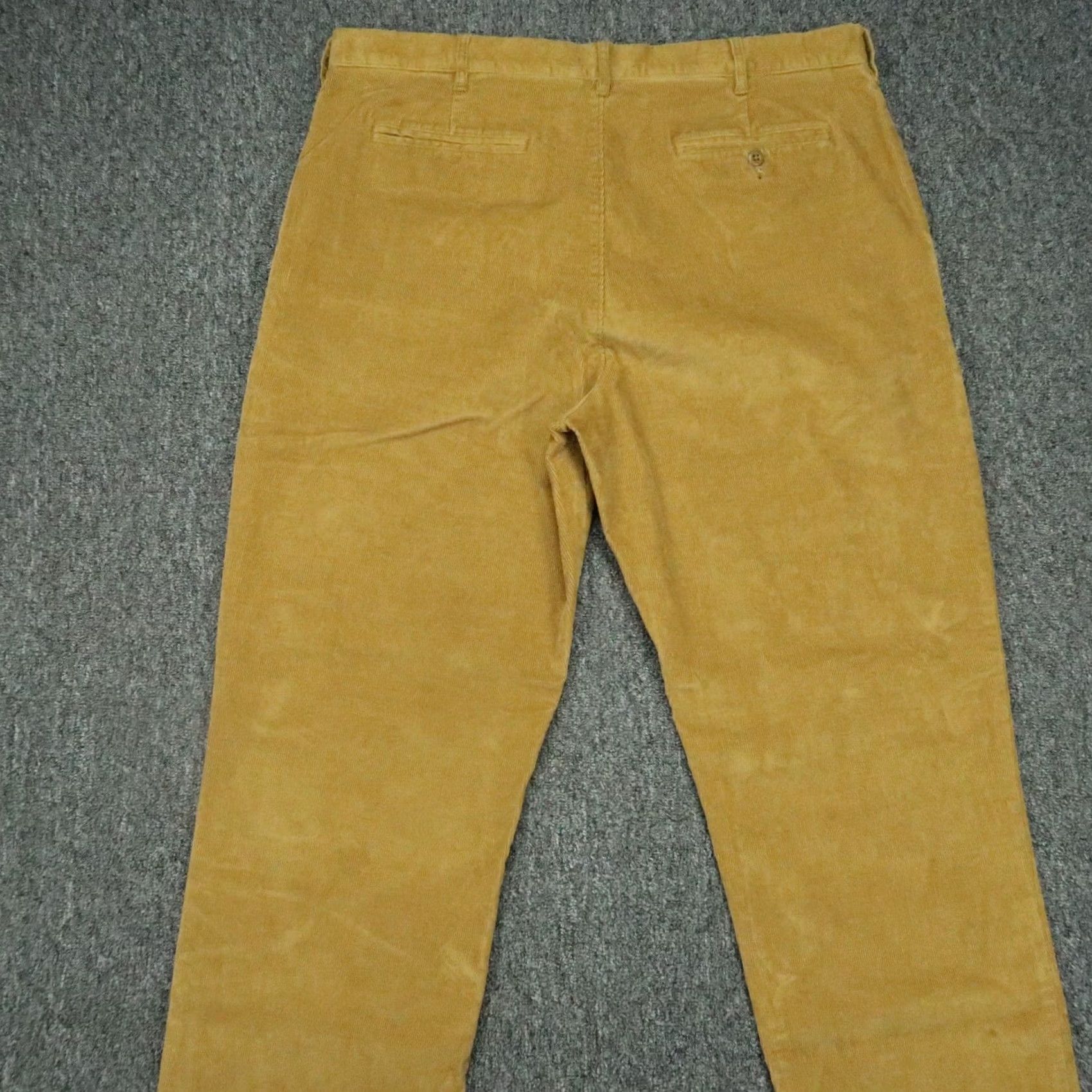 J.Crew J.CREW Pants Mens 38x32 Corduroy Brown Classic Straight Stretch Chino Pockets Casual Workwear Cotton Spandex Front Flat Front Regular Inseam 32 Mens Size US 38 / EU 54 - 7 Thumbnail