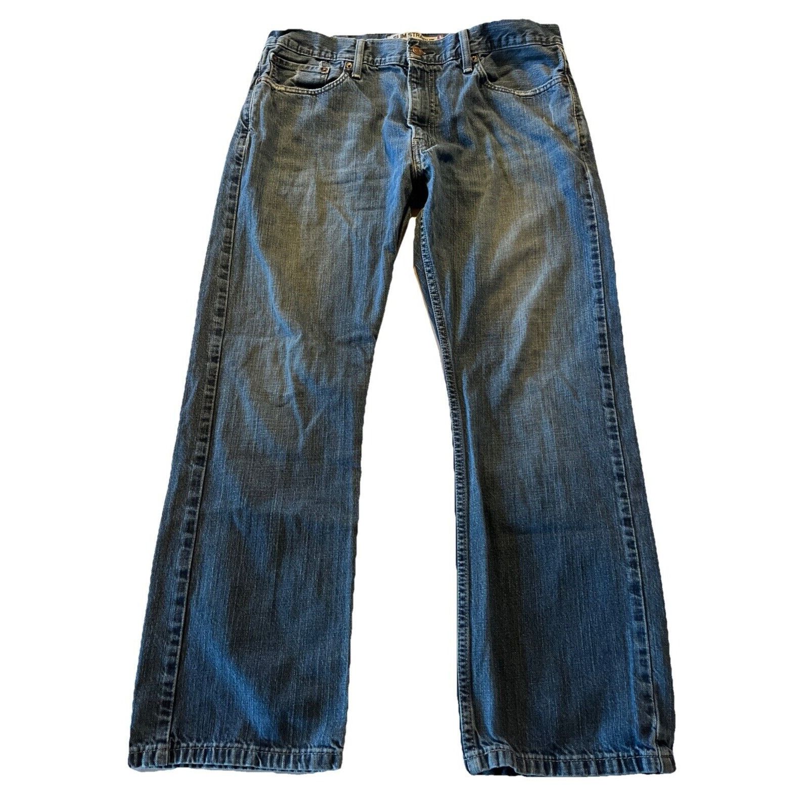 Levi's Levi's 514 Jeans Men's 36x30 Blue Denim Cotton Medium Wash Size US 36 / EU 52 - 1 Thumbnail