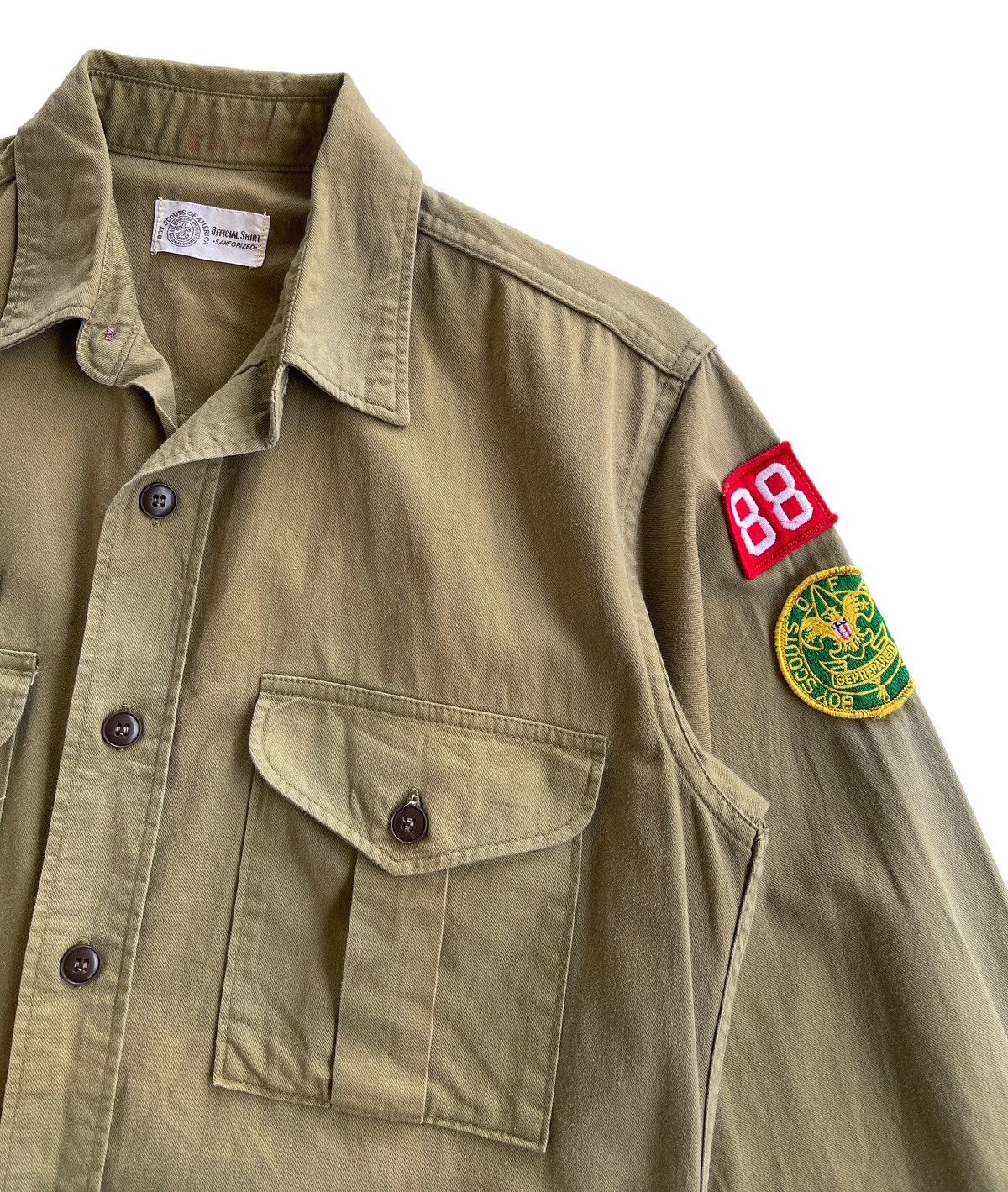 Vintage Vintage 60s Boy Scouts America Official Sanforized Shirt Size US S / EU 44-46 / 1 - 6 Thumbnail