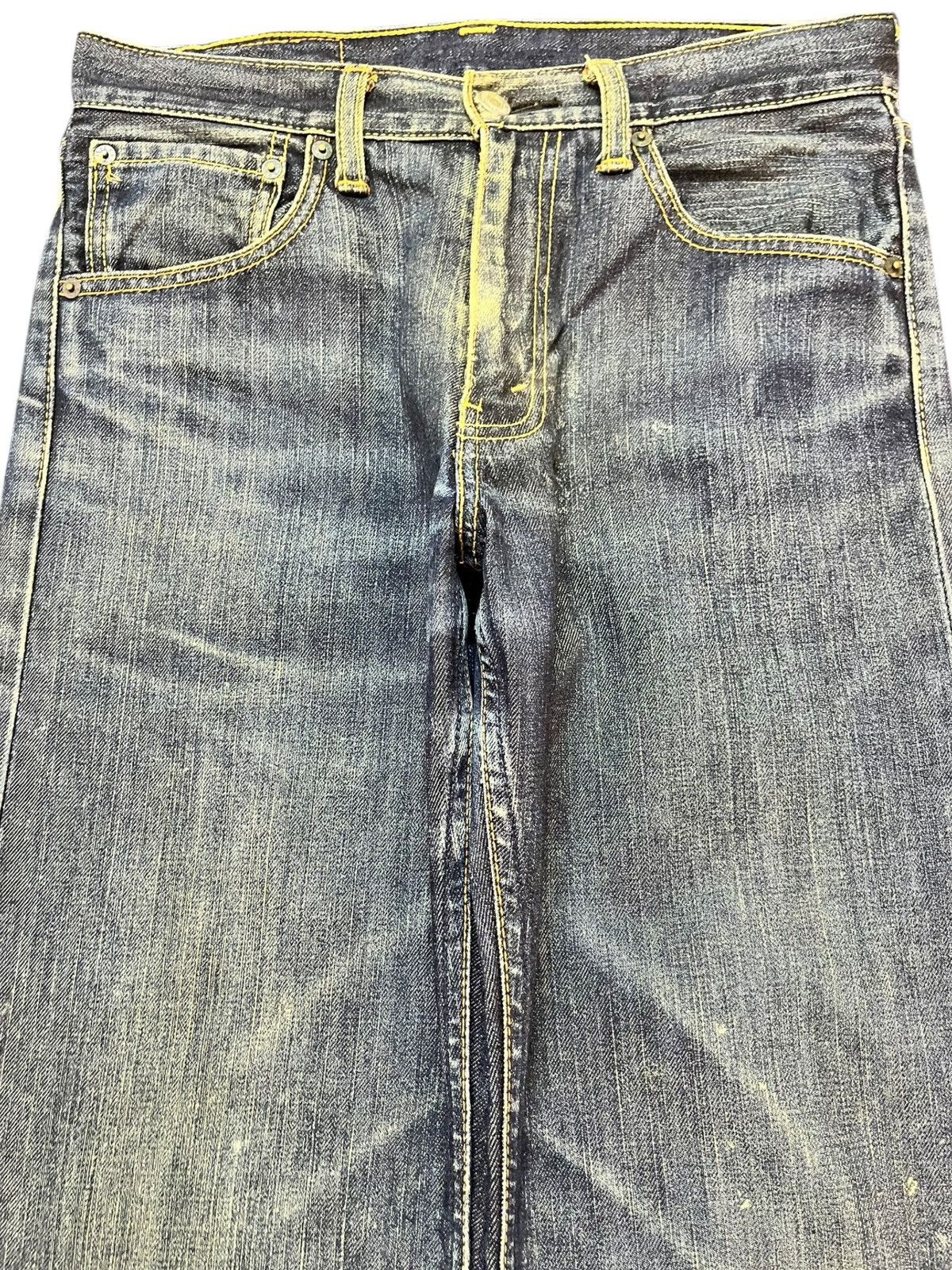 Levi's Vintage Clothing Vintage Levi’s 703 Whiskering Straight Cut Denim Size US 30 / EU 46 - 2 Thumbnail