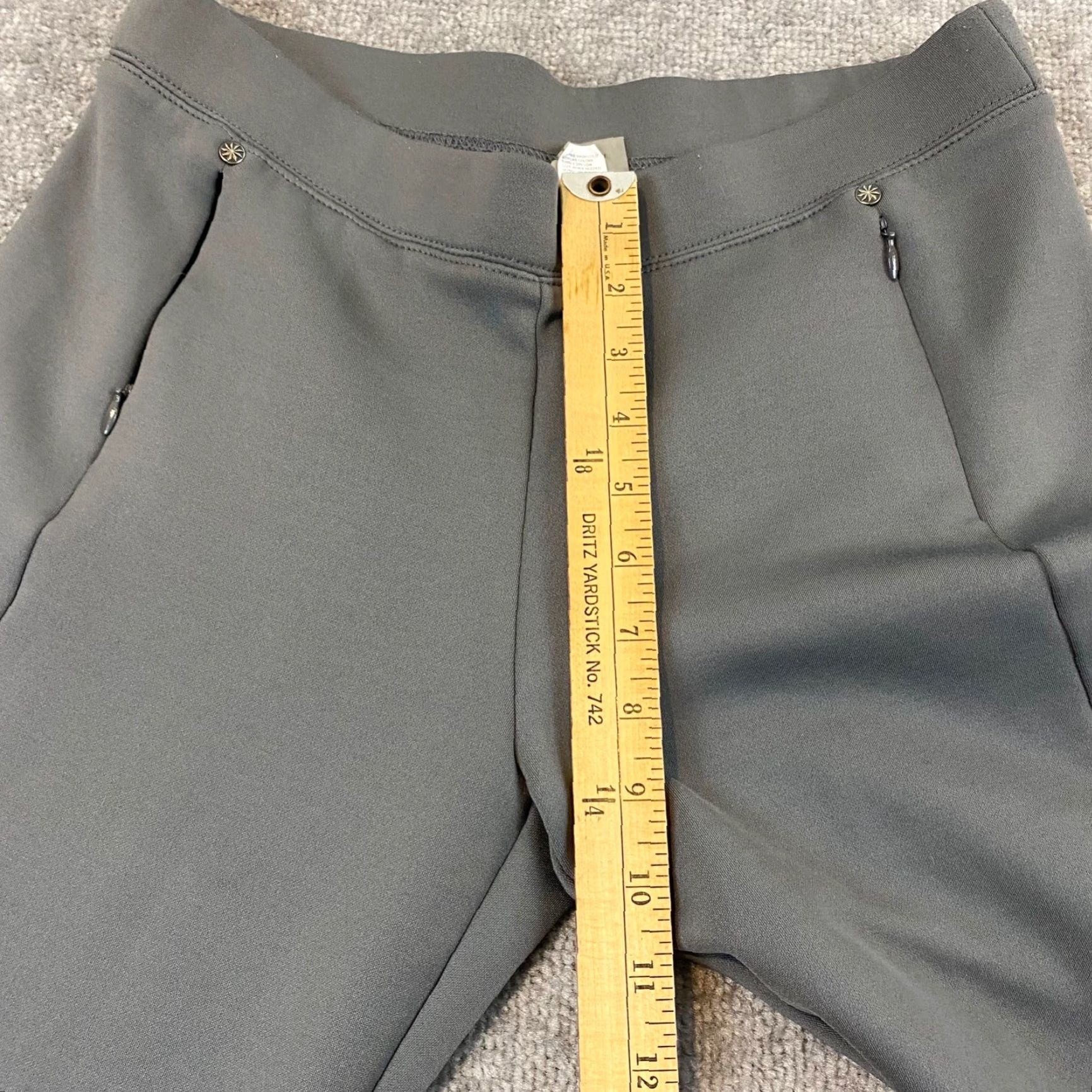 Athleta Athleta Pants Women Medium Gray Athleisure Workout Flare Baggy Stretch Sweatpant Size 32" / US 10 / IT 46 - 7 Thumbnail