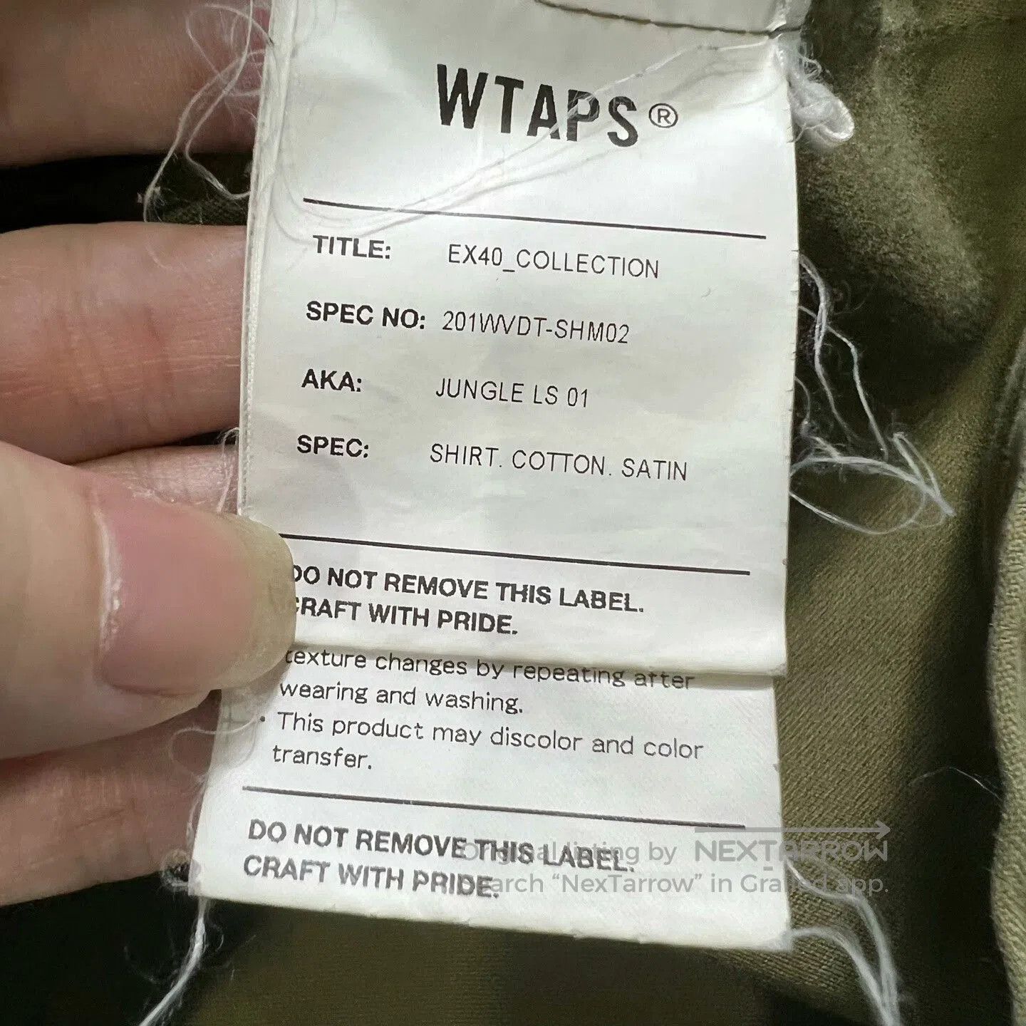 Wtaps WTAPS Four-Pocket Military Jacket. Size US L / EU 52-54 / 3 - 5 Thumbnail