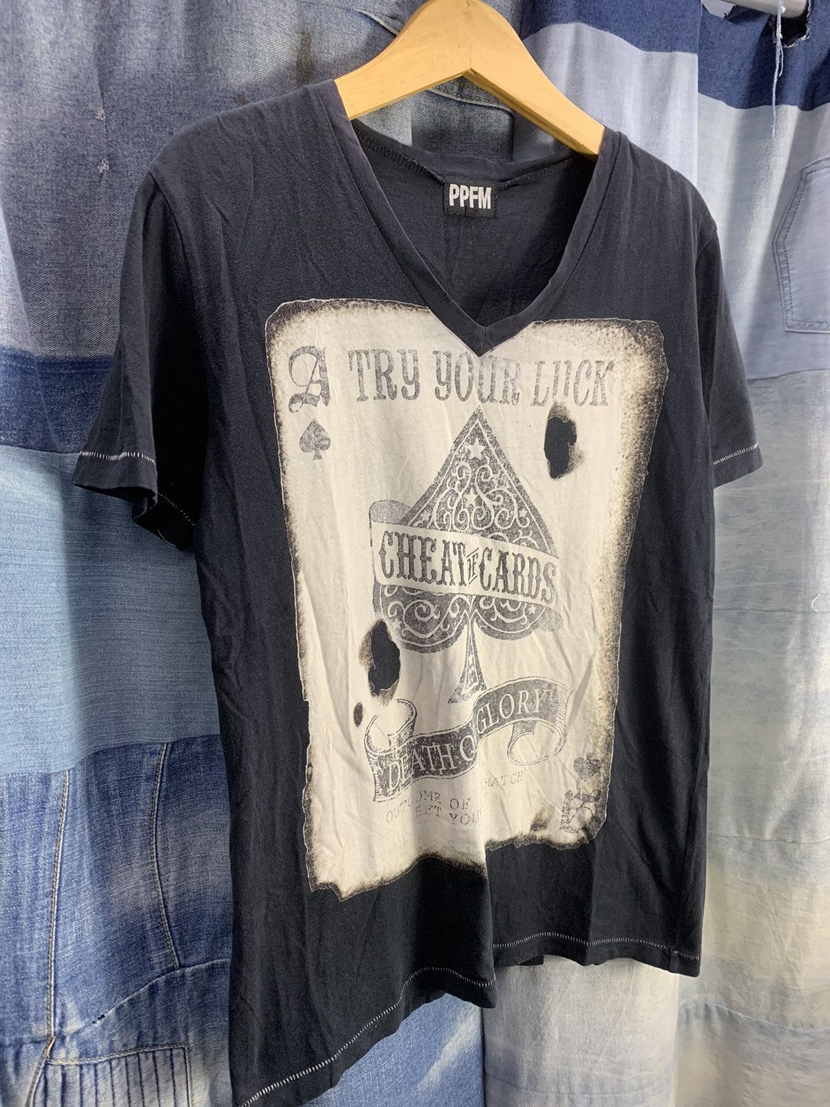 If Six Was Nine × Japanese Brand × PPFM Vintage PPFM DEATH OR GLORY punks spade Size US M / EU 48-50 / 2 - 4 Thumbnail