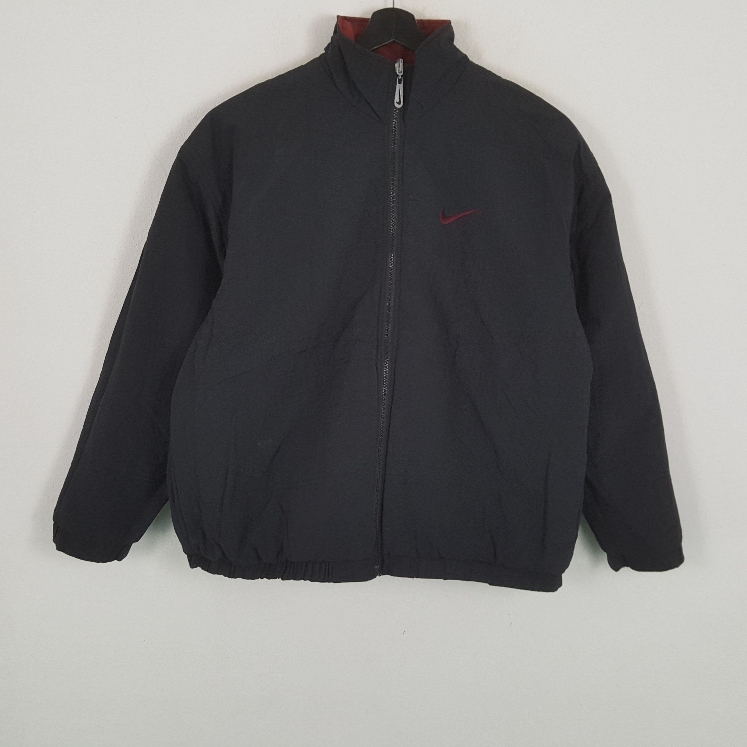 Nike × Vintage Nike Reversible Jacket Big Logo Design Size US XL / EU 56 / 4 - 5 Thumbnail