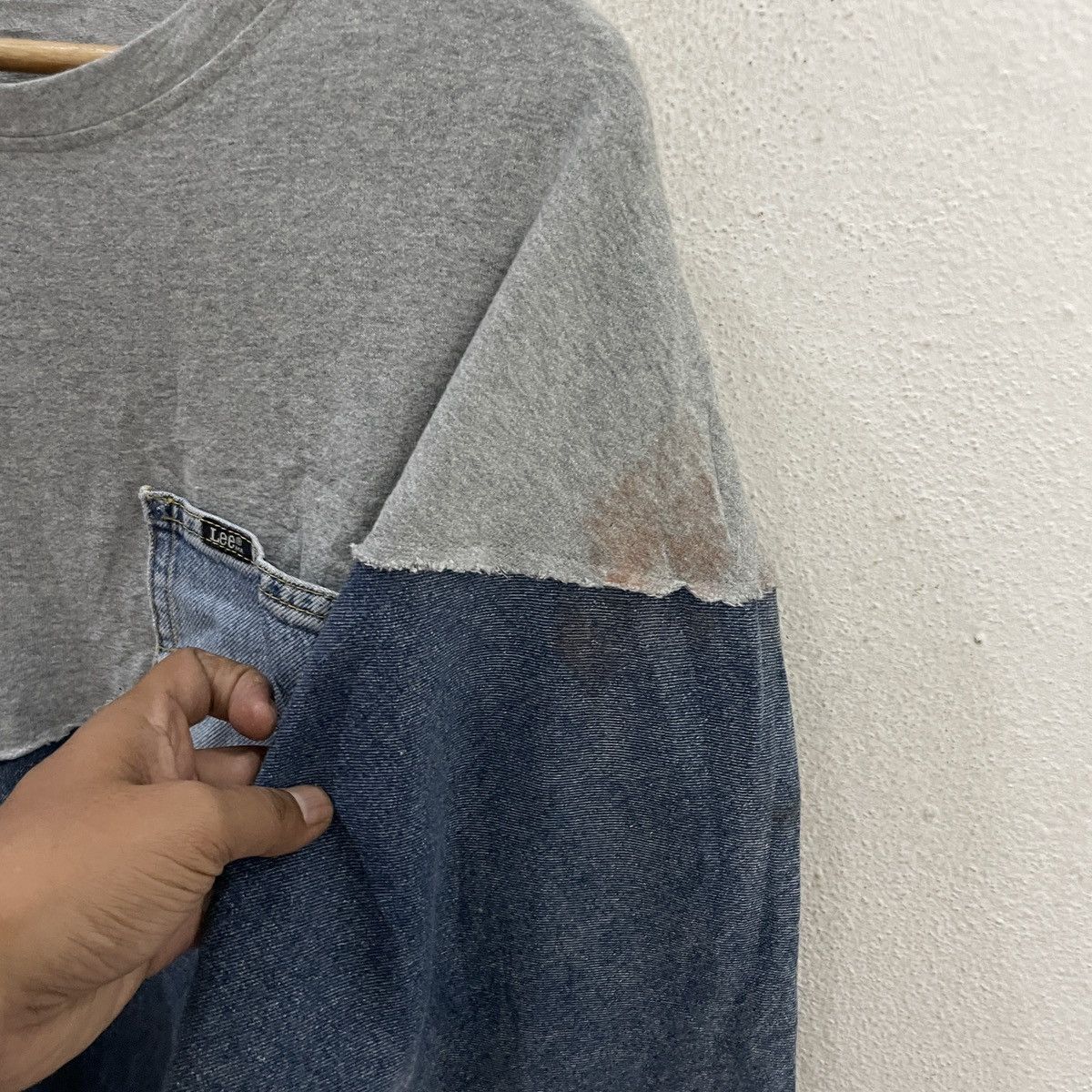 Lee Vintage Lee Custom Denim Sweatshirt Size US XXL / EU 58 / 5 - 5 Thumbnail