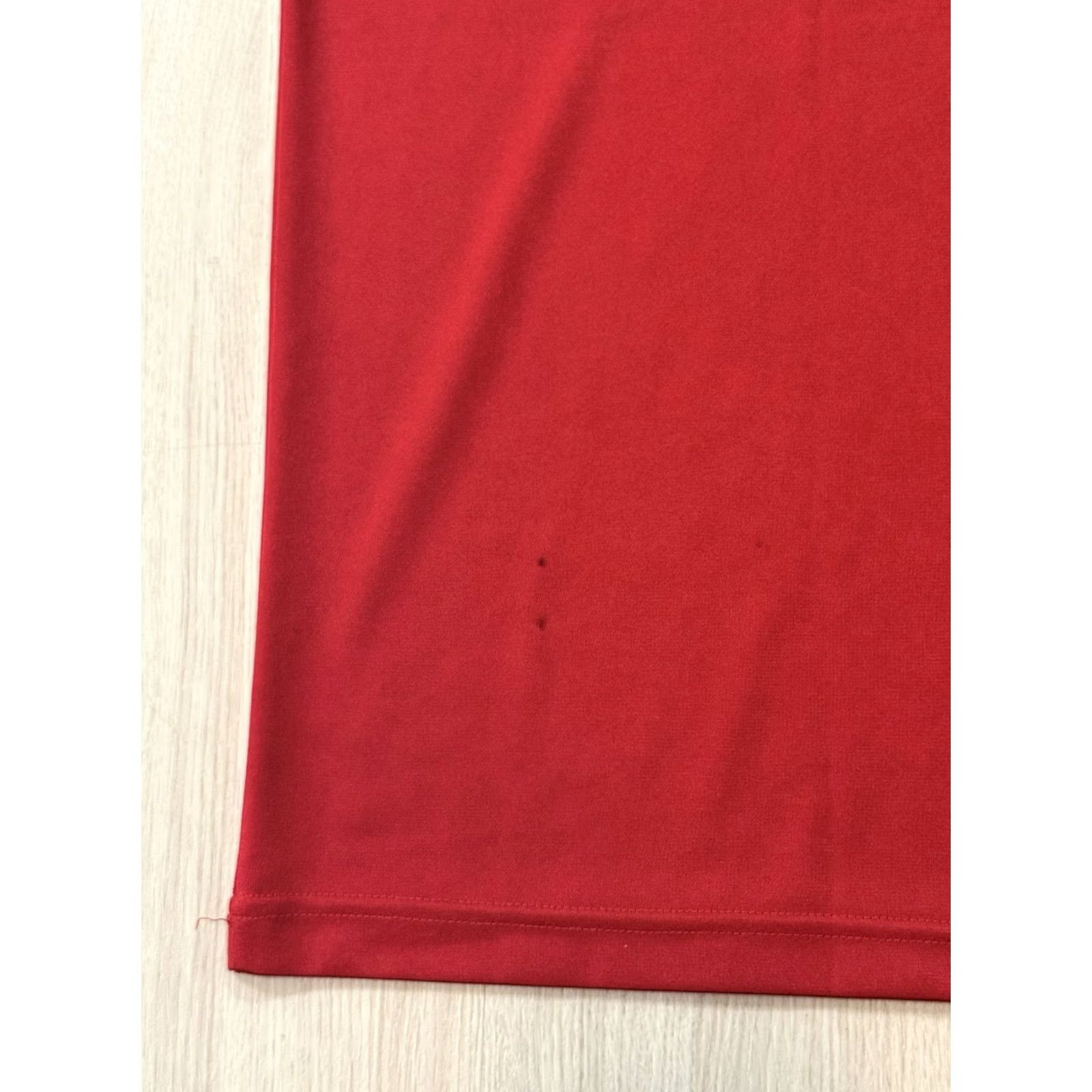 Vintage Tina Burner ‘Lady Linebacker’ Football Jersey XL Red T-Shirt Graphic Print Short Sleeve V-Neck Men’s RuPaul’s Drag Race Emoji Logo Embroidered Size US XL / EU 56 / 4 - 6 Thumbnail