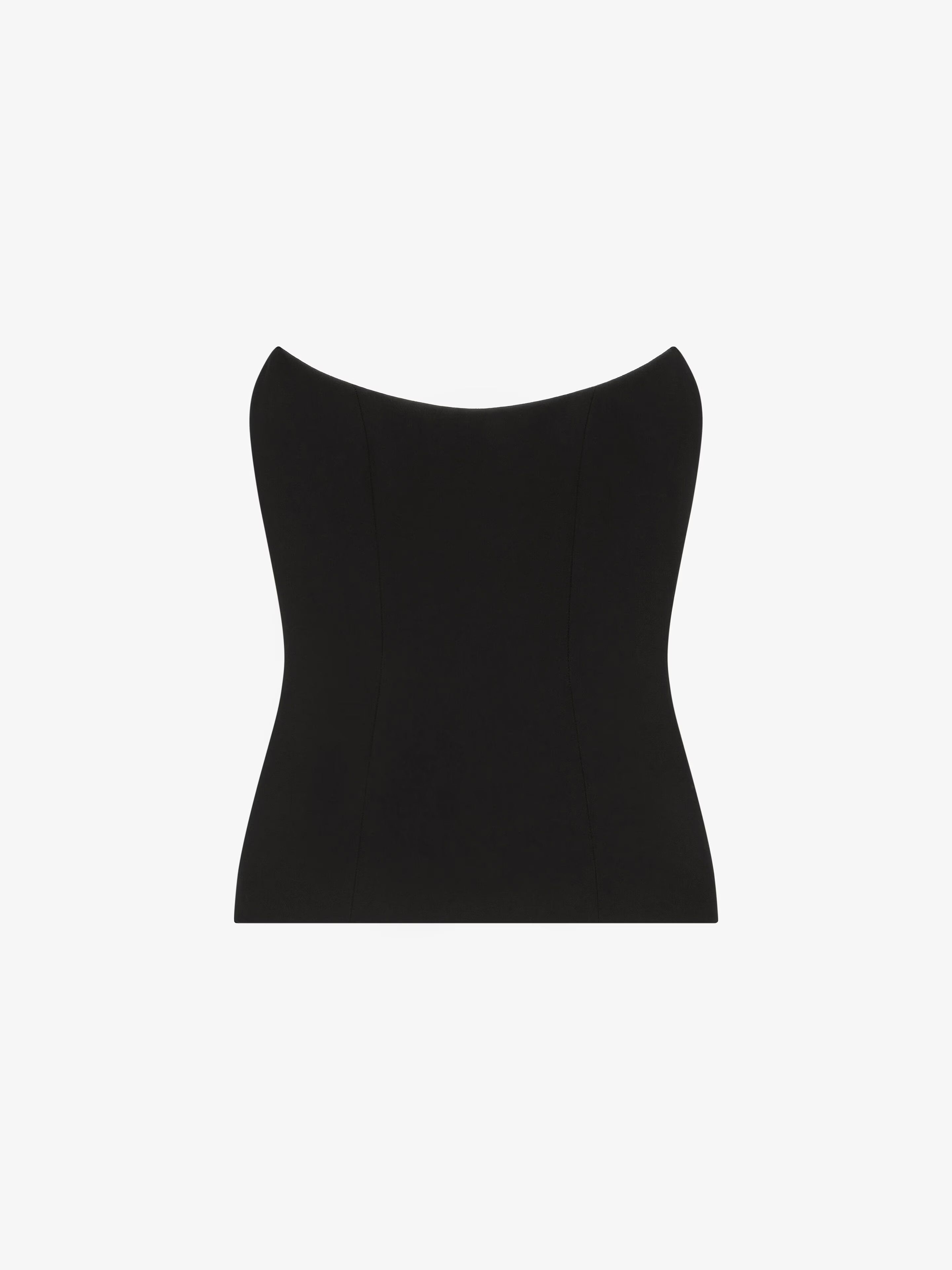 Givenchy o1srvl11e0725 Corset Bustier Top in Black Size XS / US 0-2 / IT 36-38 - 1 Thumbnail