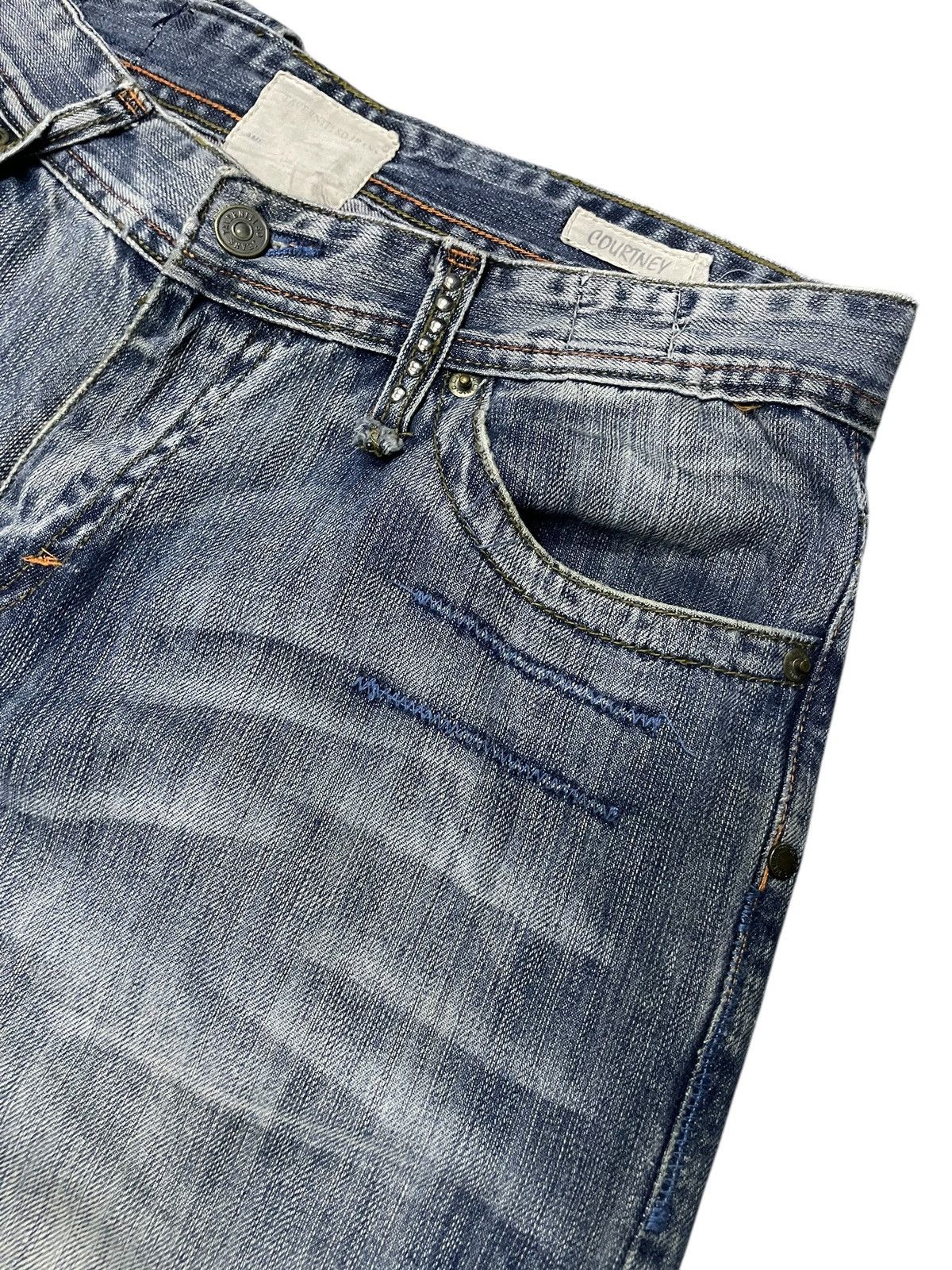 Hysteric Glamour Taverniti 🪝 Hooks Embellished Patched Baggy Loose Jeans Size US 31 - 8 Thumbnail