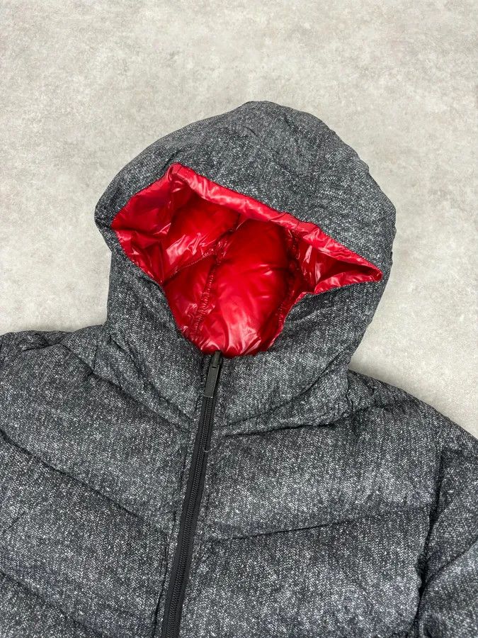 Armani Collezioni Armani Collezioni Grey Red Nylon Reversible Quilted Puffer Jacket Size US M / EU 48-50 / 2 - 11 Thumbnail