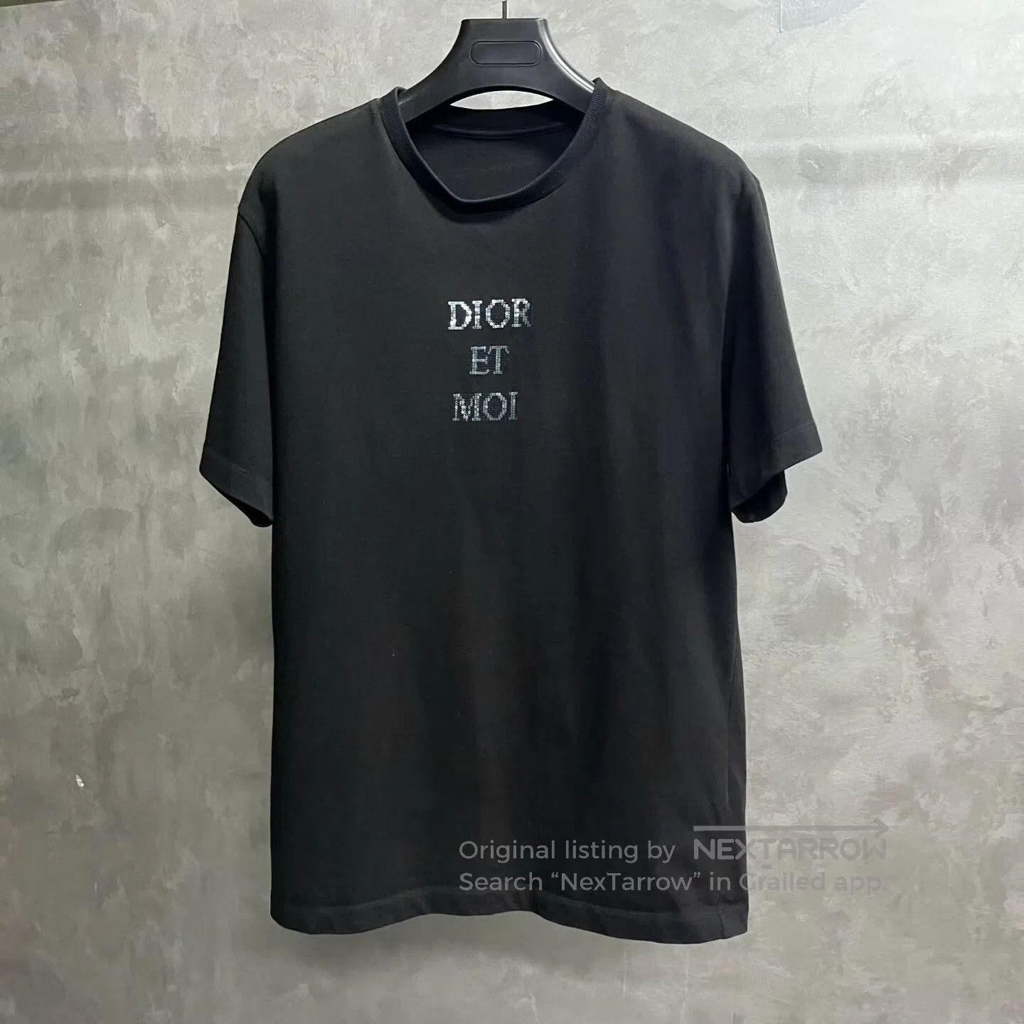 Dior Dior Shiny label-printed short-sleeve T-shirt| Size US XL / EU 56 / 4 - 1 Thumbnail