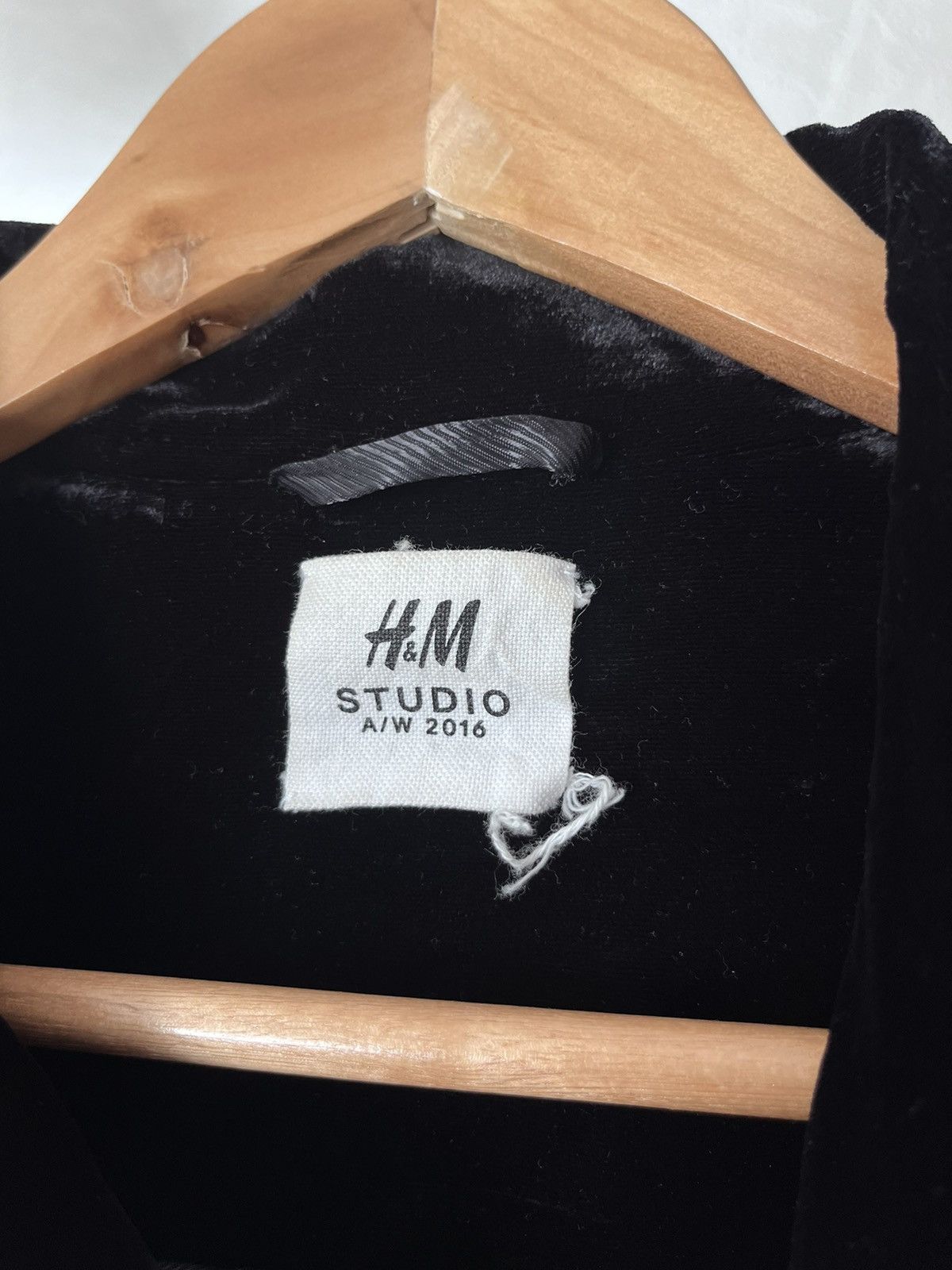H&M H&M STUDIO A/W 2016 Velour O/N SC Selma Coat Size XXS / US 00 / IT 34 - 9 Thumbnail