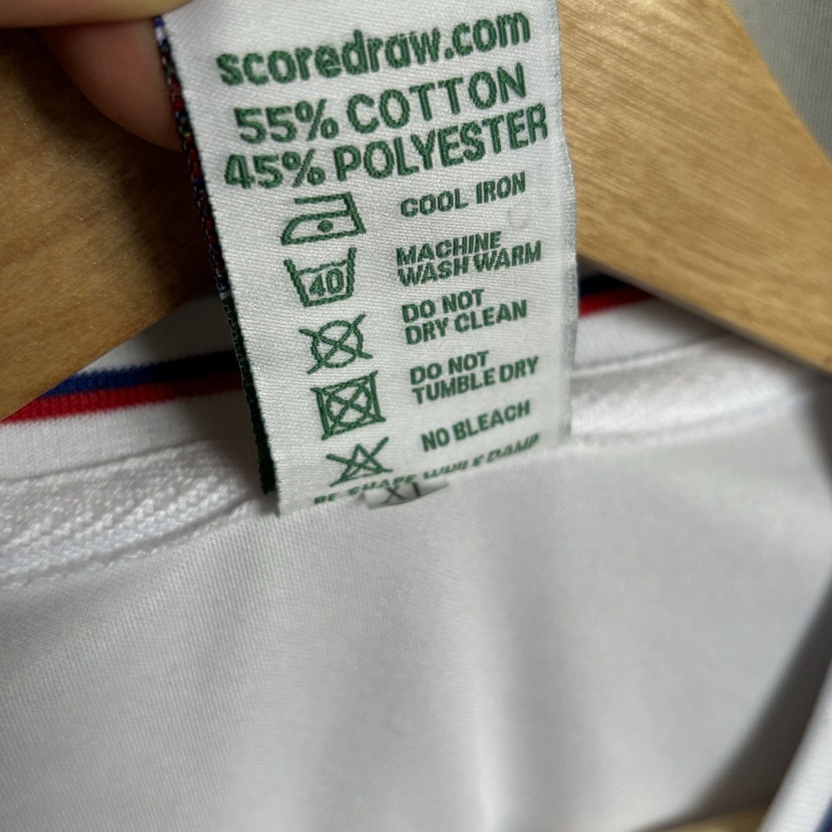 Vintage ScoreDraw England vintage jersey football xl white Size US XL / EU 56 / 4 - 5 Thumbnail