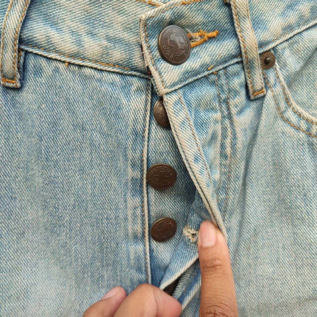 Jean Paul Gaultier × Vintage Vintage Gaultier Jeans Paris Blue Wash Jeans Denim Size US 27 - 6 Thumbnail