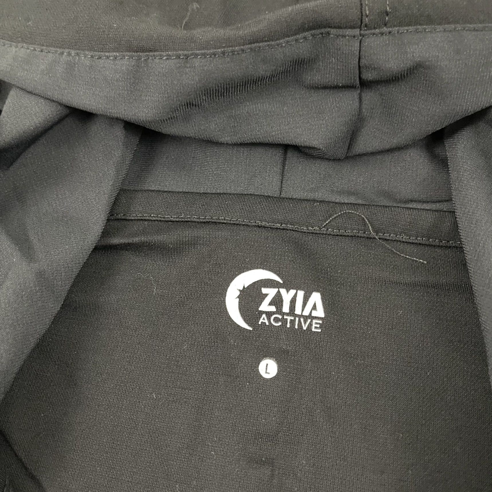 Vintage Zyia Active Jacket Mens L Black 1/2 Zip Pullover Running Training Gym Jacket Mens Large Black Half Zip Lightweight Breathable Regular Fit Size US L / EU 52-54 / 3 - 3 Thumbnail