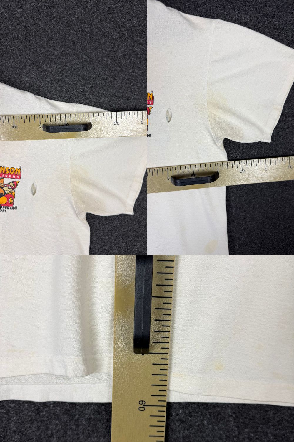 Vintage 1993 Big Johnson Pizza Delivery Graphic Tee Oneita Size US L / EU 52-54 / 3 - 4 Thumbnail