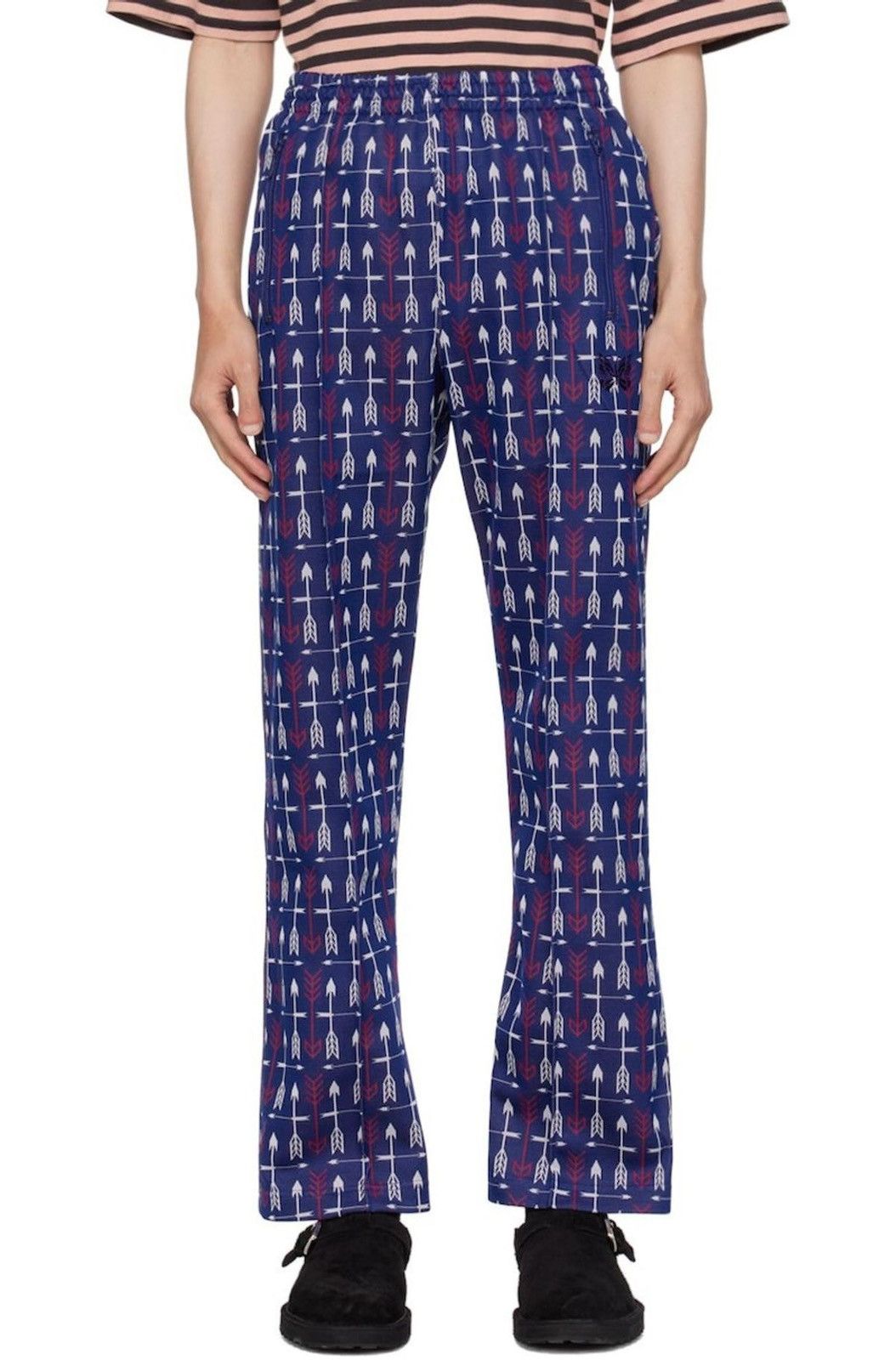 Needles !DS! DS23 Needles "Arrows" Butterfly Logo Blue Track Pants Size US 32 / EU 48 - 10 Thumbnail