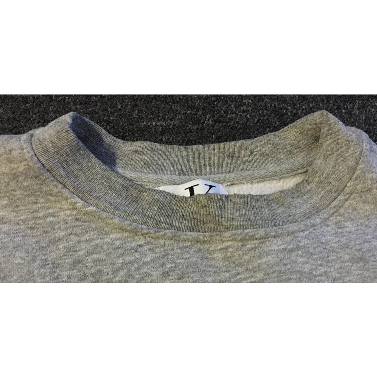 Vintage VINTAGE 90s Calvin Klein Jeans Faded Flag Sweatshirt Hoodie L Gray USA Size US L / EU 52-54 / 3 - 4 Thumbnail