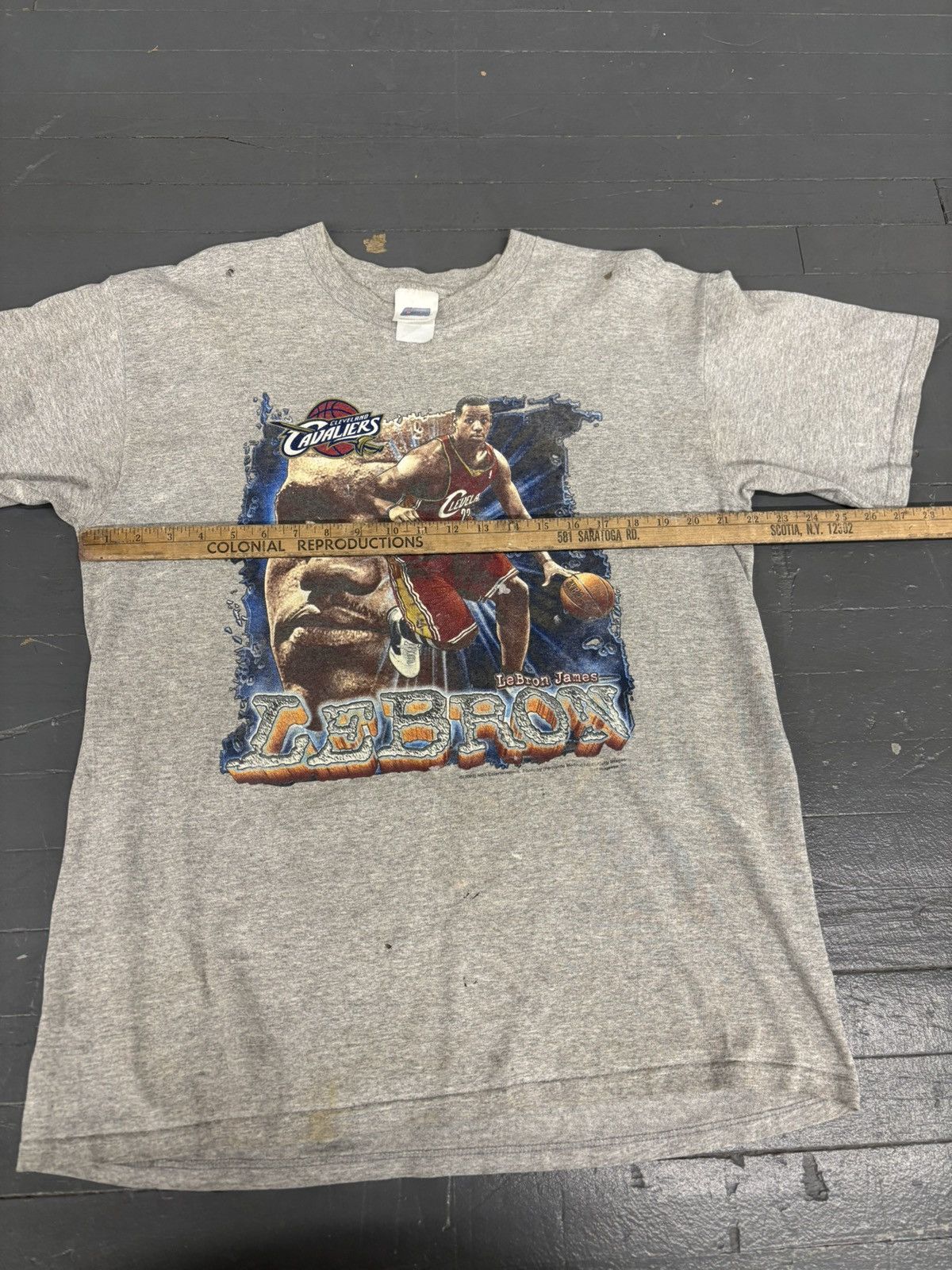 NBA × Vintage Vintage rare 2003 LeBron James Cleveland cavaliers tee Size US XL / EU 56 / 4 - 4 Thumbnail