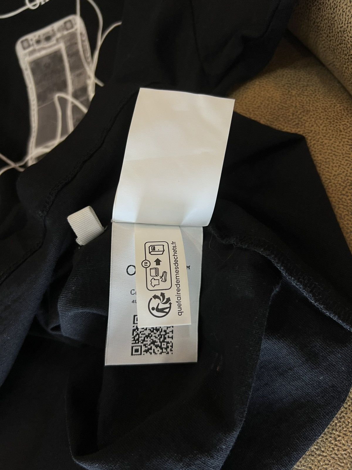 Off-White Offwhite Black Scan Arrow Tshirt. Size US XXS / EU 40 - 9 Thumbnail