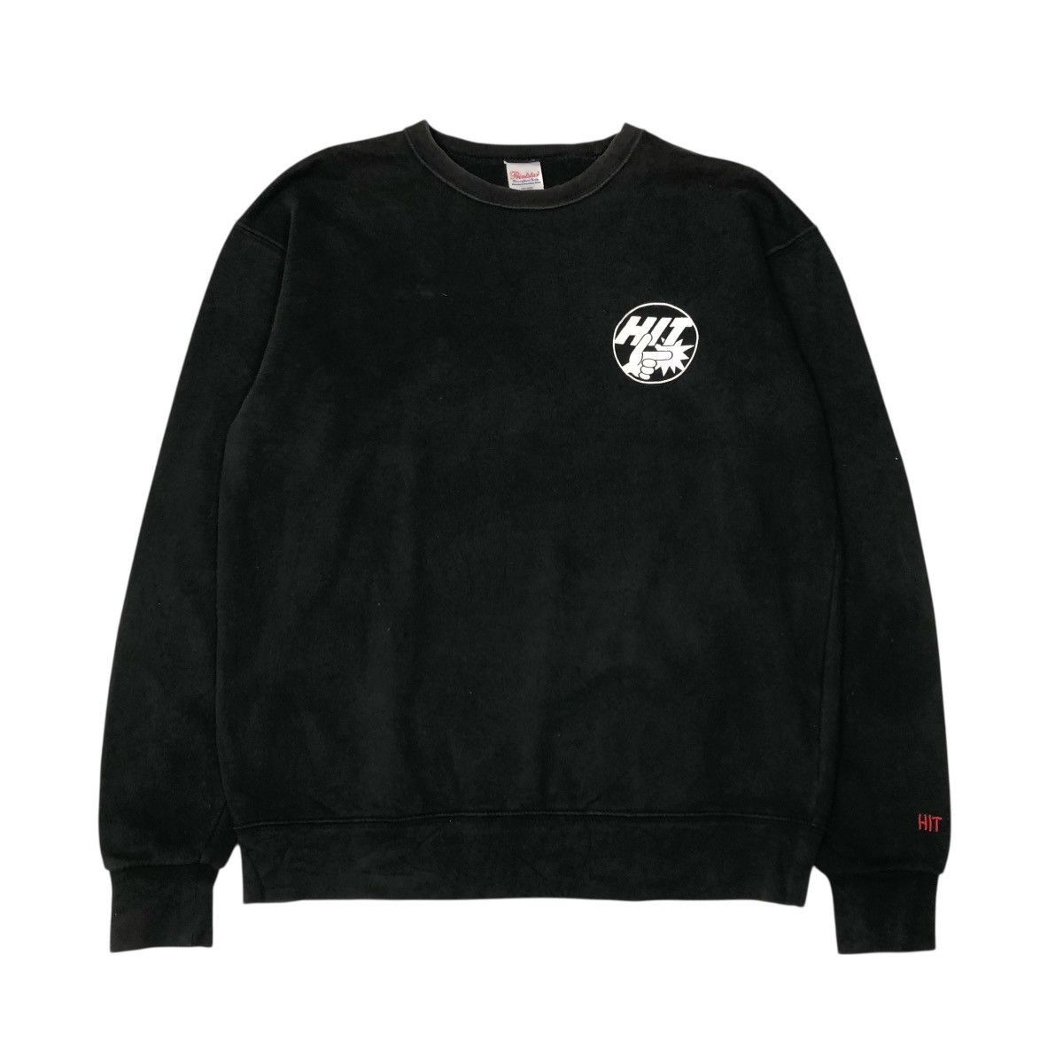 Japanese Brand 📌Vintage Sweatshirt Hit Logo Design Size US XL / EU 56 / 4 - 1 Thumbnail