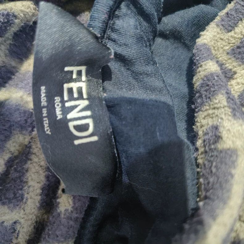Fendi Fendi Old Flower Double F All-over Print Polar Fleece Jacke Size US XL / EU 56 / 4 - 3 Thumbnail
