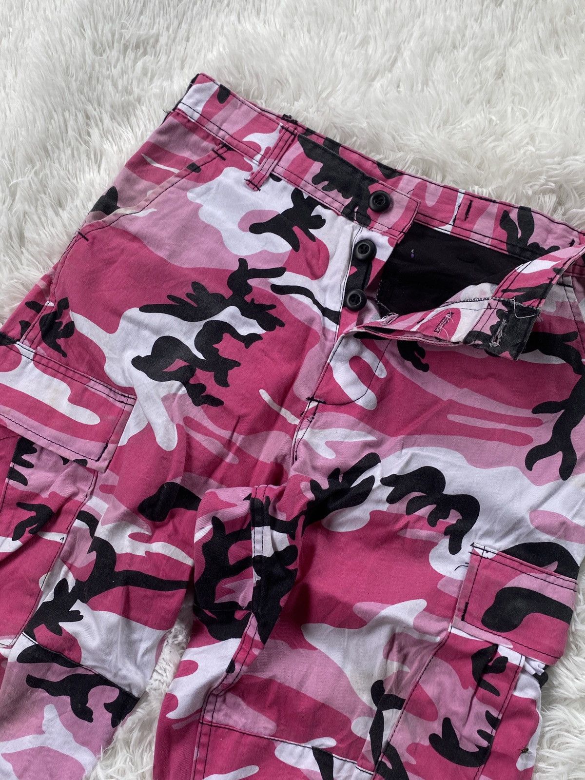 Rothco OFFER 🔥ROTHCO Pink Camouflage Paratrooper Cargo Pants Size US 29 - 5 Thumbnail