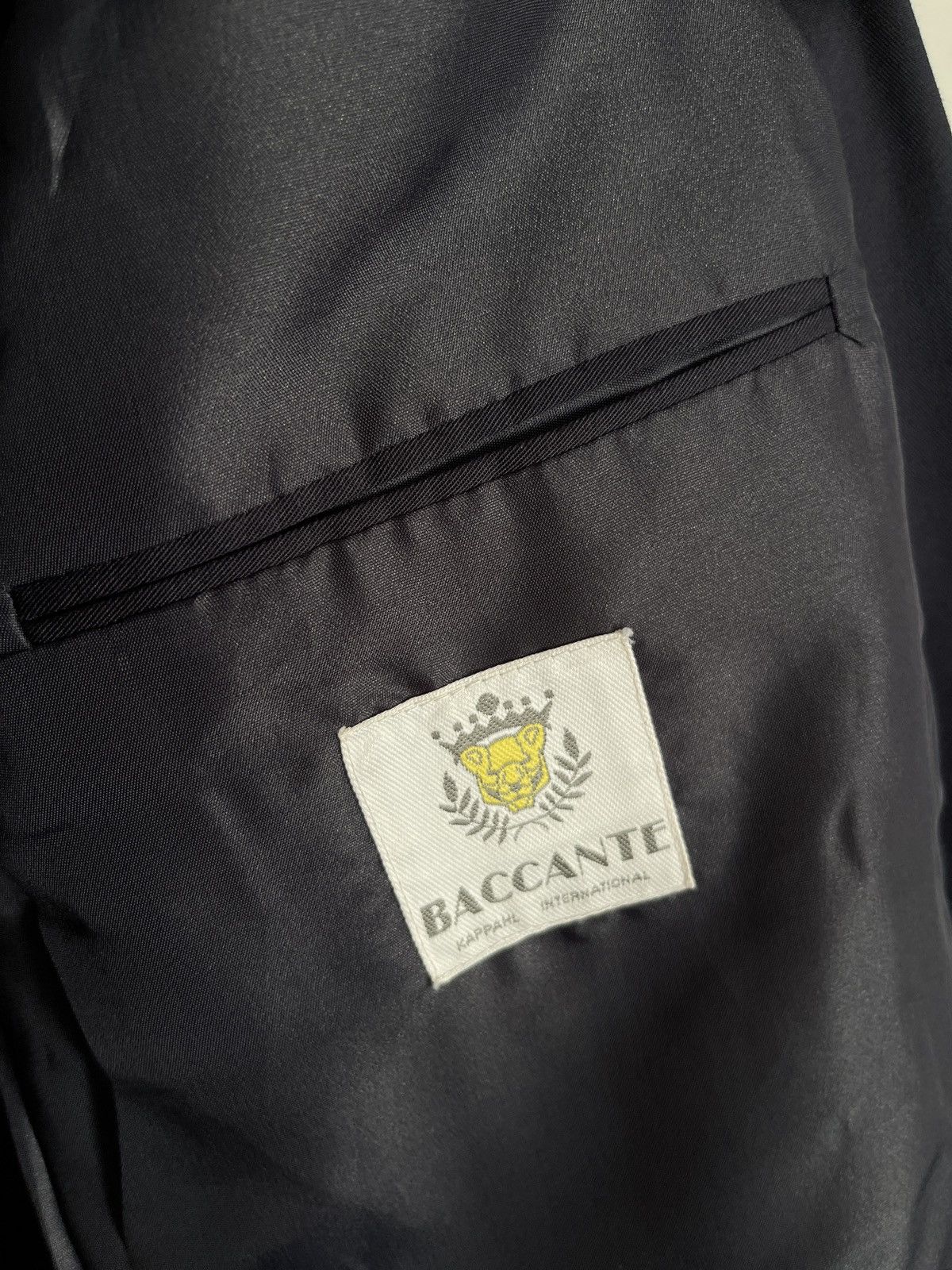 Vintage Vintage double-breasted blazer classic jacket black baccante Size 40R - 5 Thumbnail