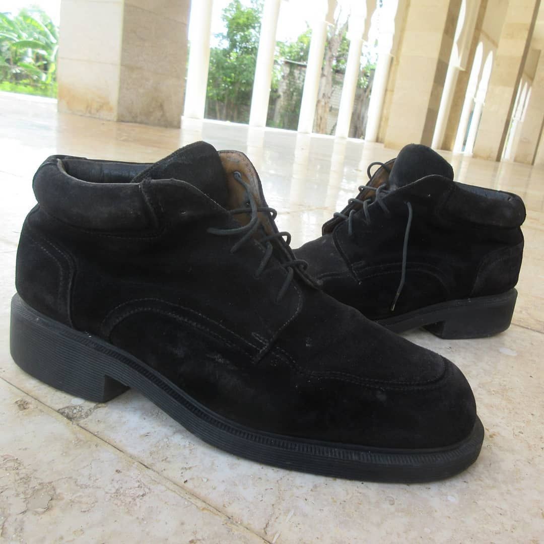 Dr. Martens Dr Martens Saxon Black Saxon Suede Nubuck Material Size US 10 / EU 43 - 6 Thumbnail