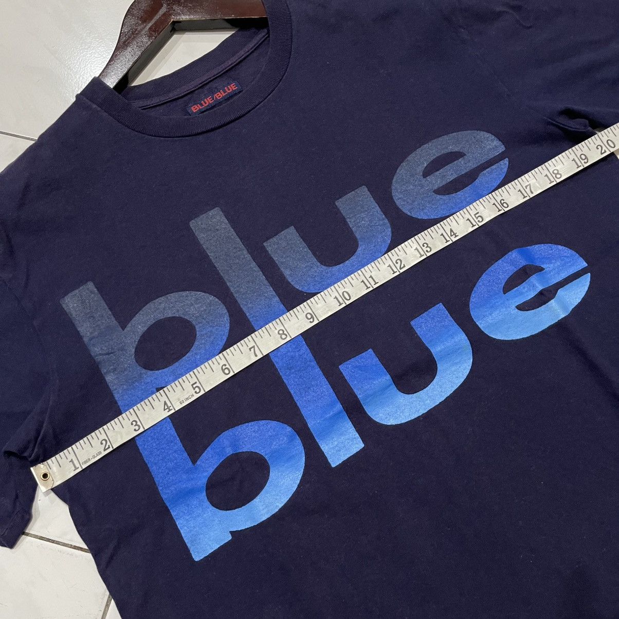 Blue Blue Japan × Japanese Brand Vintage rare Blue blue logo tee Size US M / EU 48-50 / 2 - 7 Thumbnail