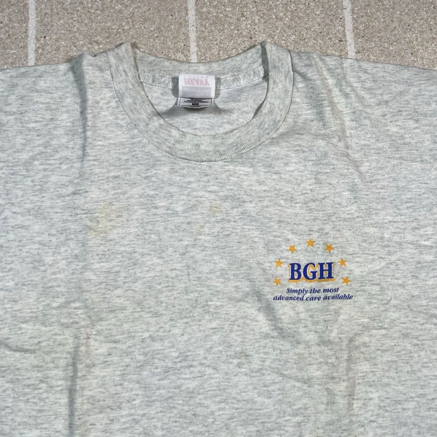 Hanes VINTAGE Hanes T-Shirt Buffalo General Hospital USA Stitch Gray XL Mens Size XL Single Stitch Made In USA Size US XL / EU 56 / 4 - 4 Thumbnail