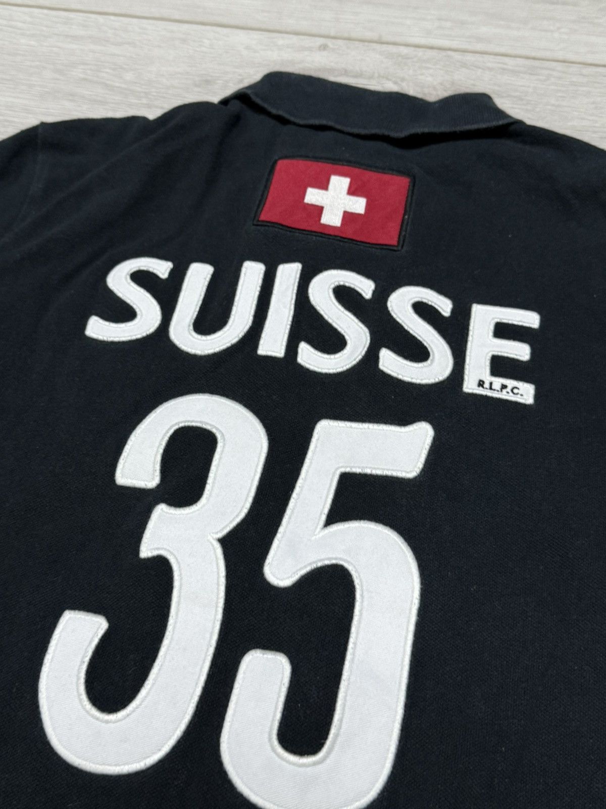 Polo Ralph Lauren Polo Suisse 🇨🇭 Switzerland 35 vintage polo rugby cross shirt Size US S / EU 44-46 / 1 - 9 Thumbnail