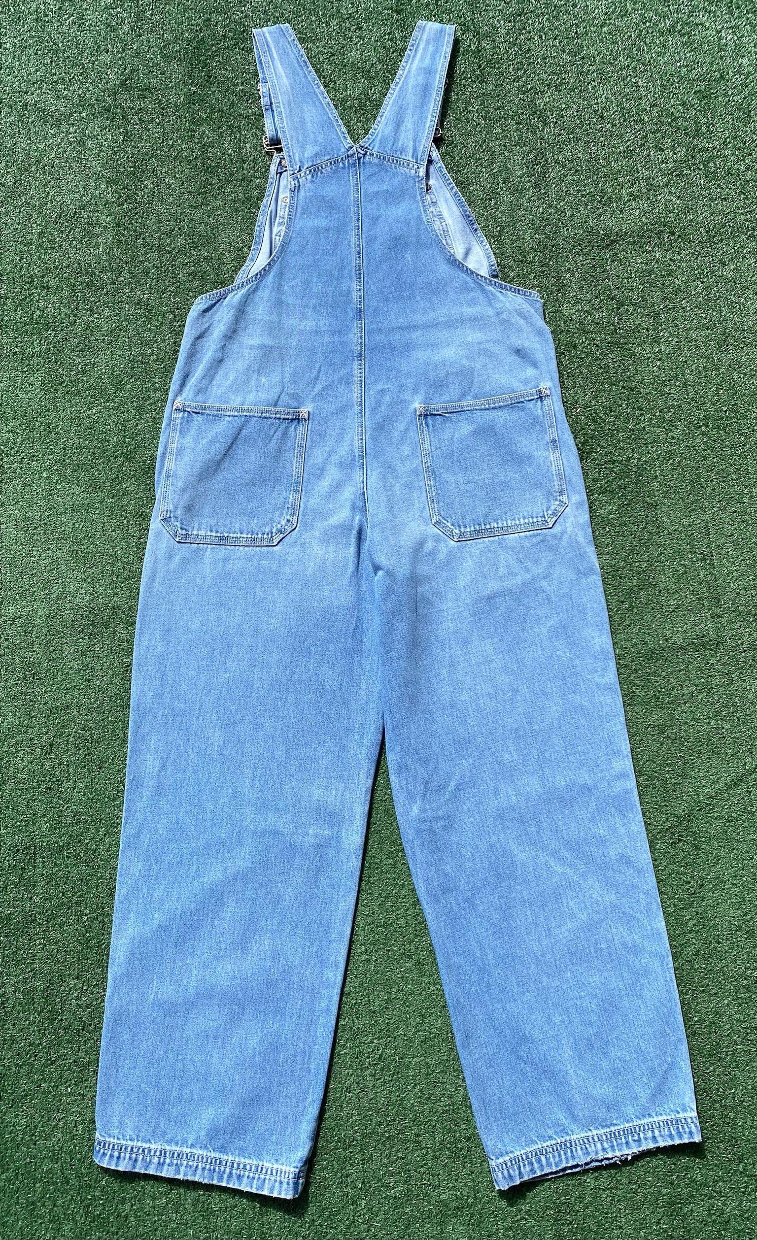 Gap Y2K GAP Denim Jean Utility Distressed Overalls Womens Small Size 30" / US 8 / IT 44 - 6 Thumbnail