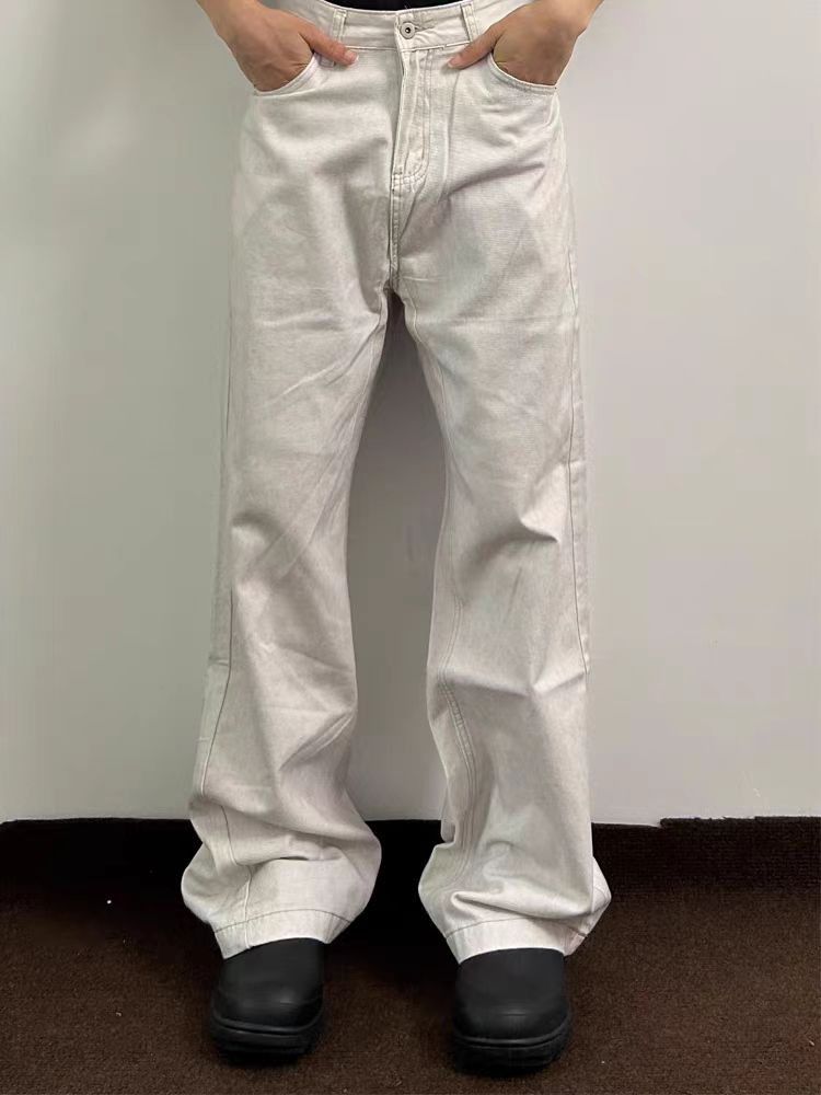 Japanese Brand × Jean Street Casual Simple Versatile Aged Jeans Size US 30 / EU 46 - 3 Thumbnail