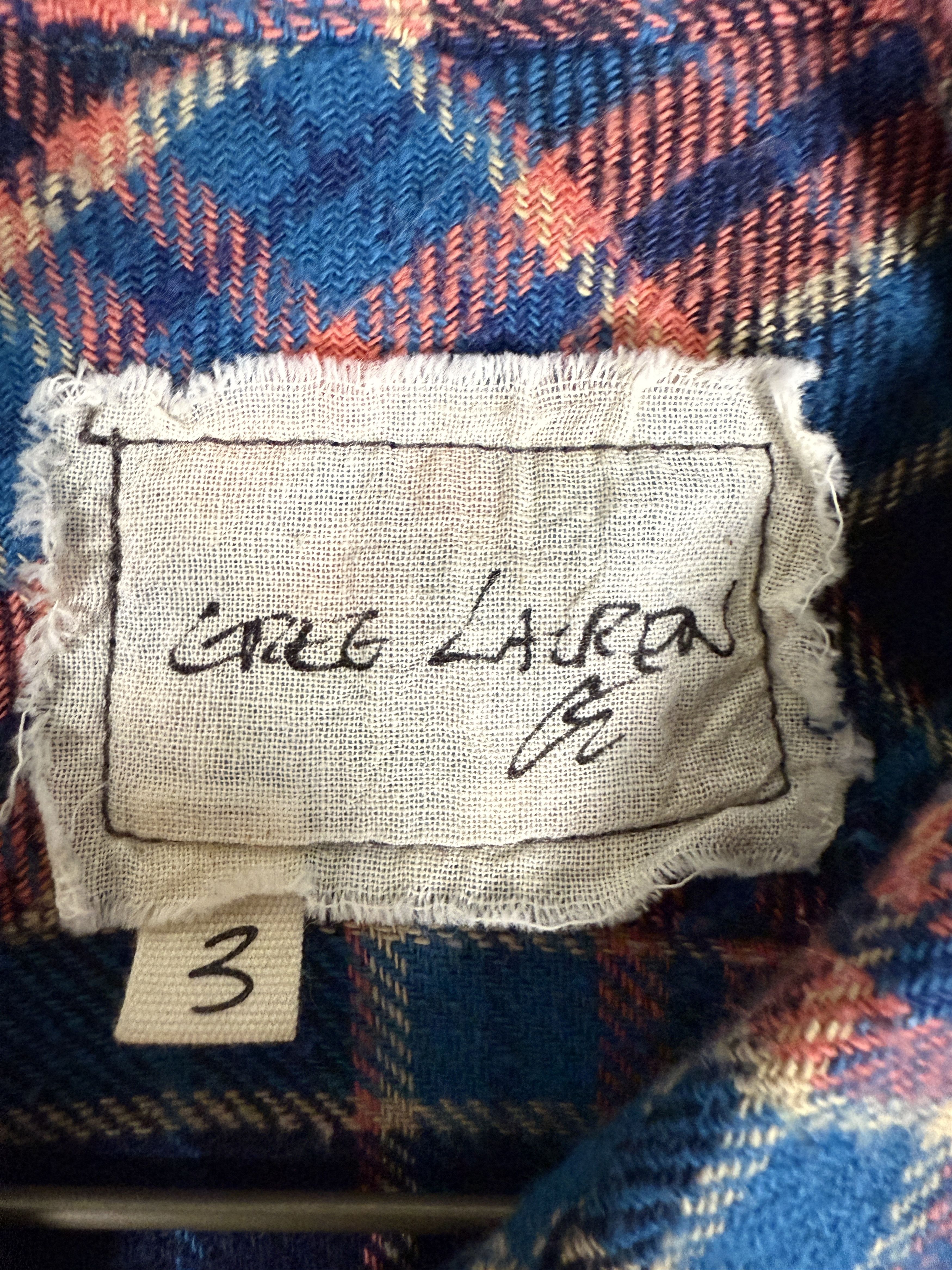 Greg Lauren $795 Greg Lauren Plaid Short Sleeve Shirt Size US L / EU 52-54 / 3 - 6 Thumbnail