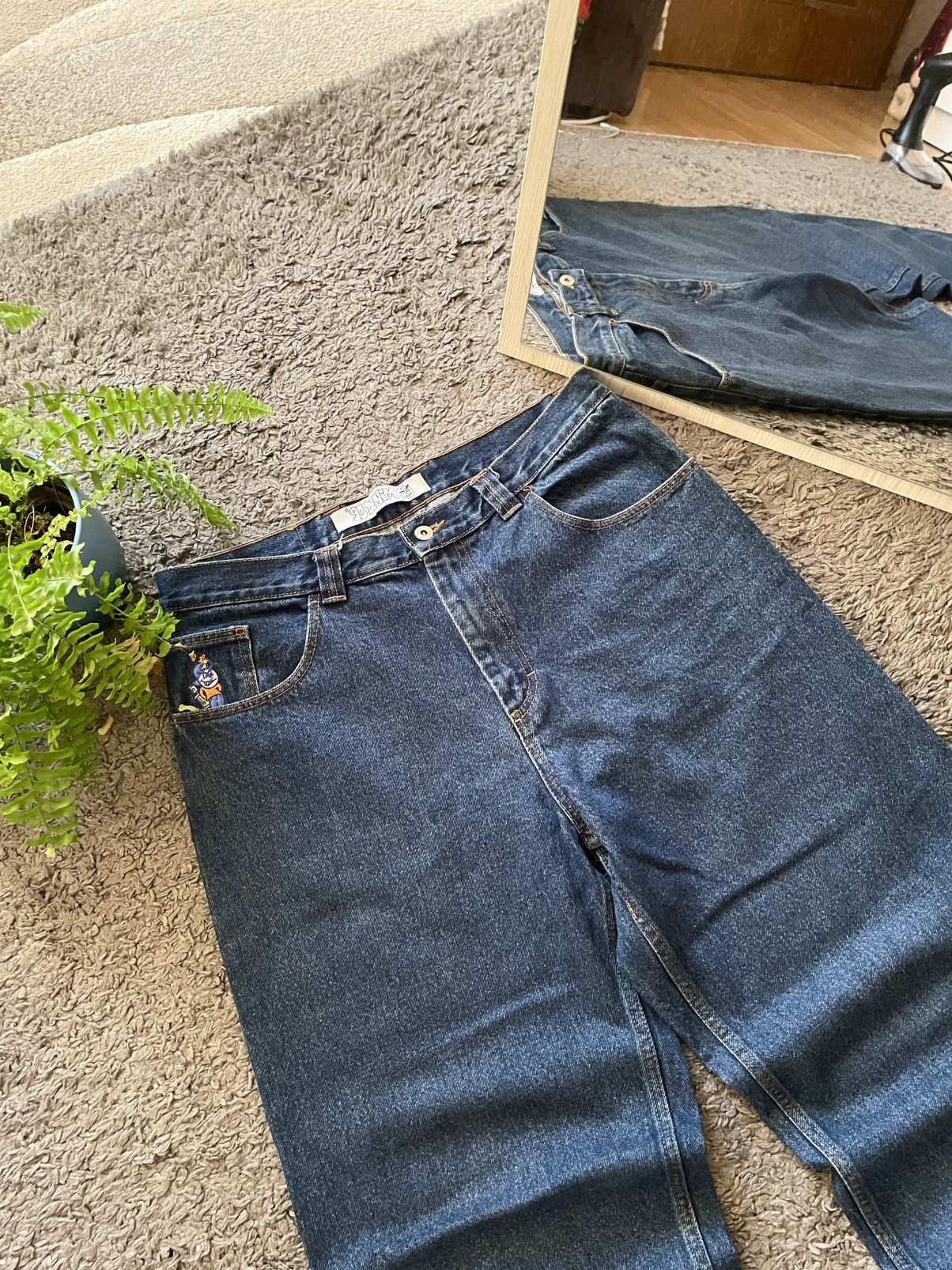 Polar Skate Co. × Vintage 93 Polar Skate Co. Denim Pants Streetwear Sk8 Vintage Logo Size US 34 / EU 50 - 3 Thumbnail