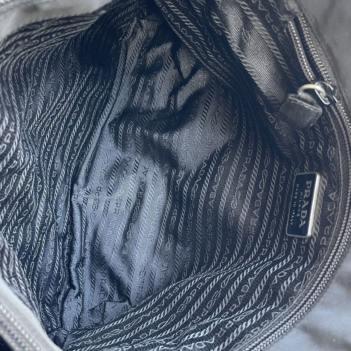 Prada Prada Nylon Tessuto Black Tote Bag Size ONE SIZE - 14 Thumbnail