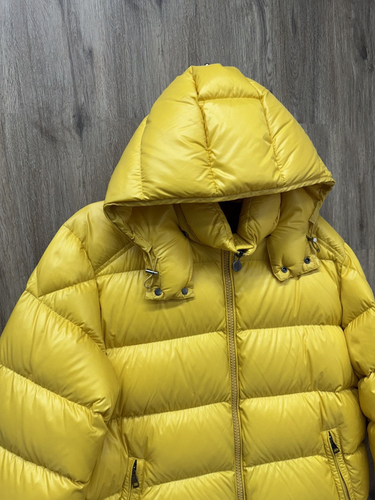 Moncler Moncler Yellow Maya Puffer Jacket Size US XL / EU 56 / 4 - 3 Thumbnail