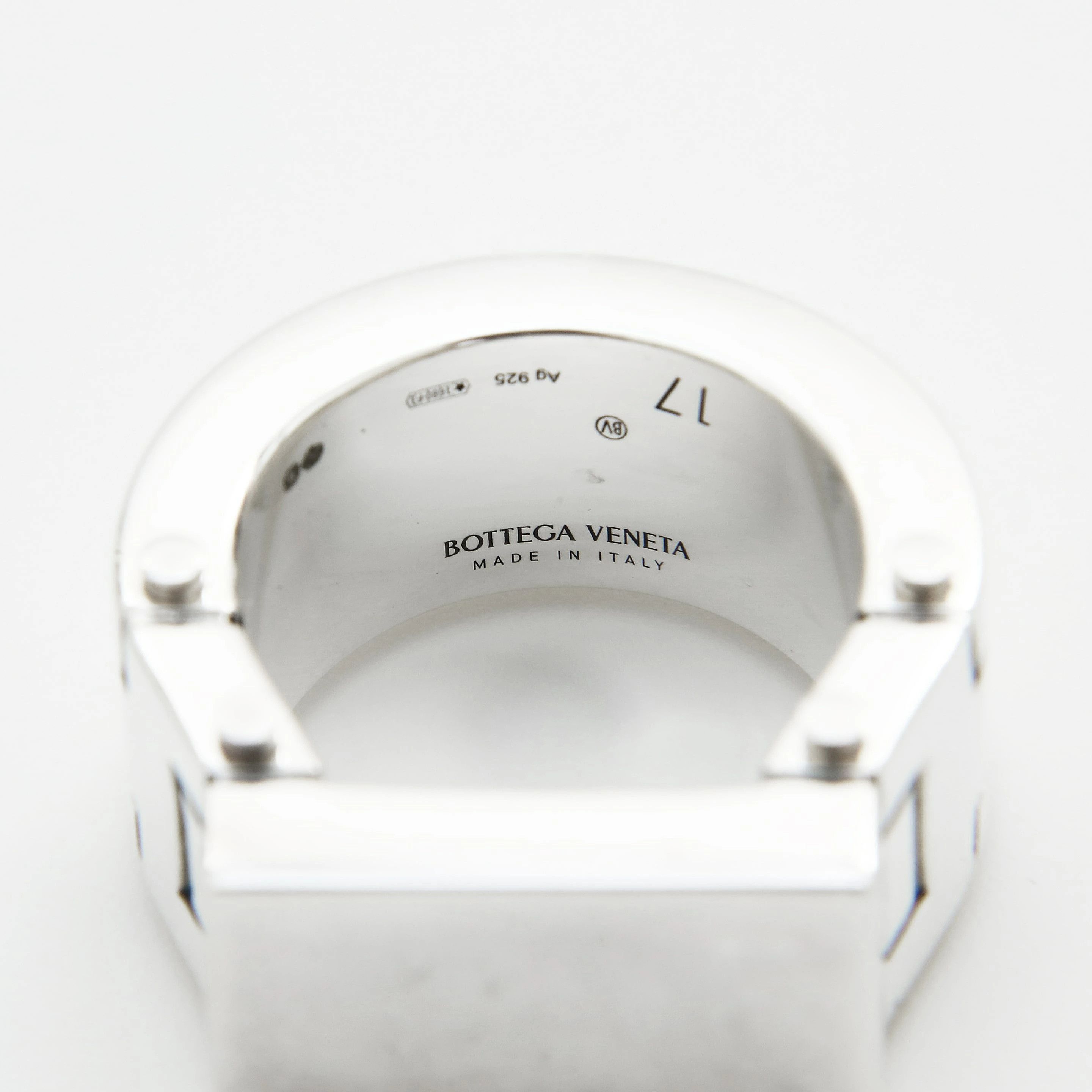Bottega Veneta o1n1vont1124 Size: 13 / Bolt Ring in Silver Size ONE SIZE - 6 Thumbnail
