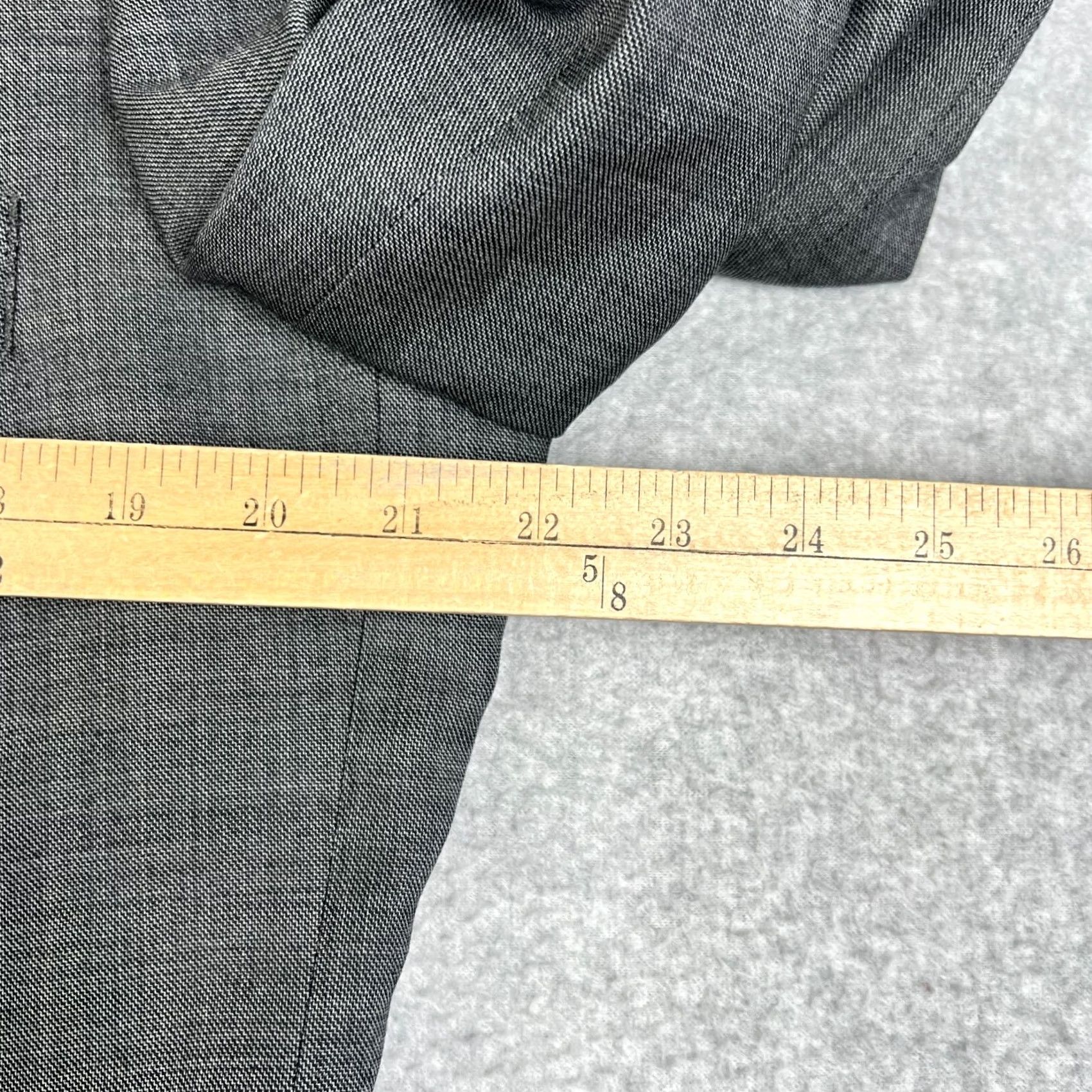 Brooks Brothers Brooks Brothers Wool Suit Coat Blazer Pants Set 44R Mens 34x30 Grey Pleated 2 Piece Classic Wool Suit Mens Gray Formal Size 44R - 7 Thumbnail