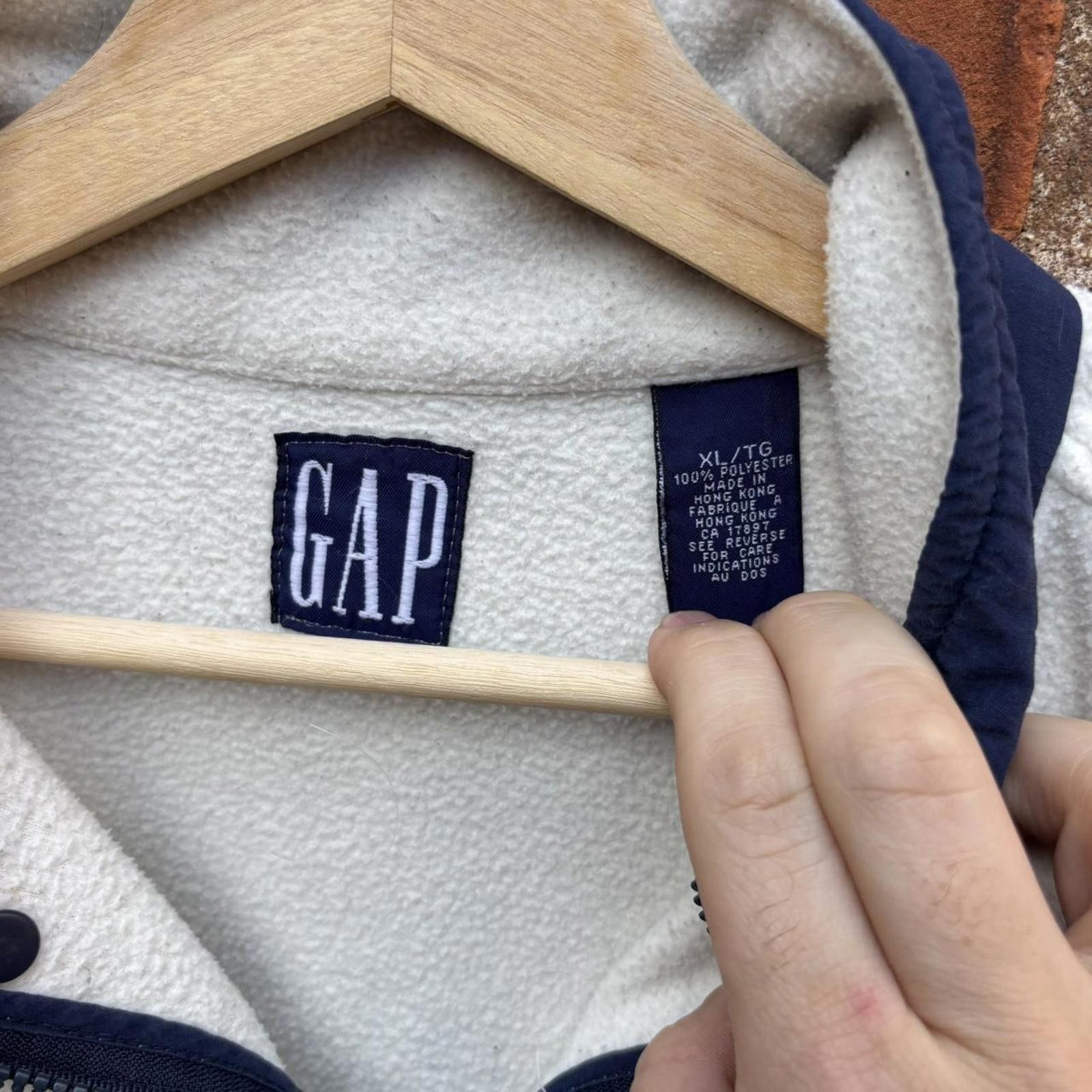 Gap Vintage gap synchilla style fleece jacket 90s XL Size US XL / EU 56 / 4 - 6 Thumbnail