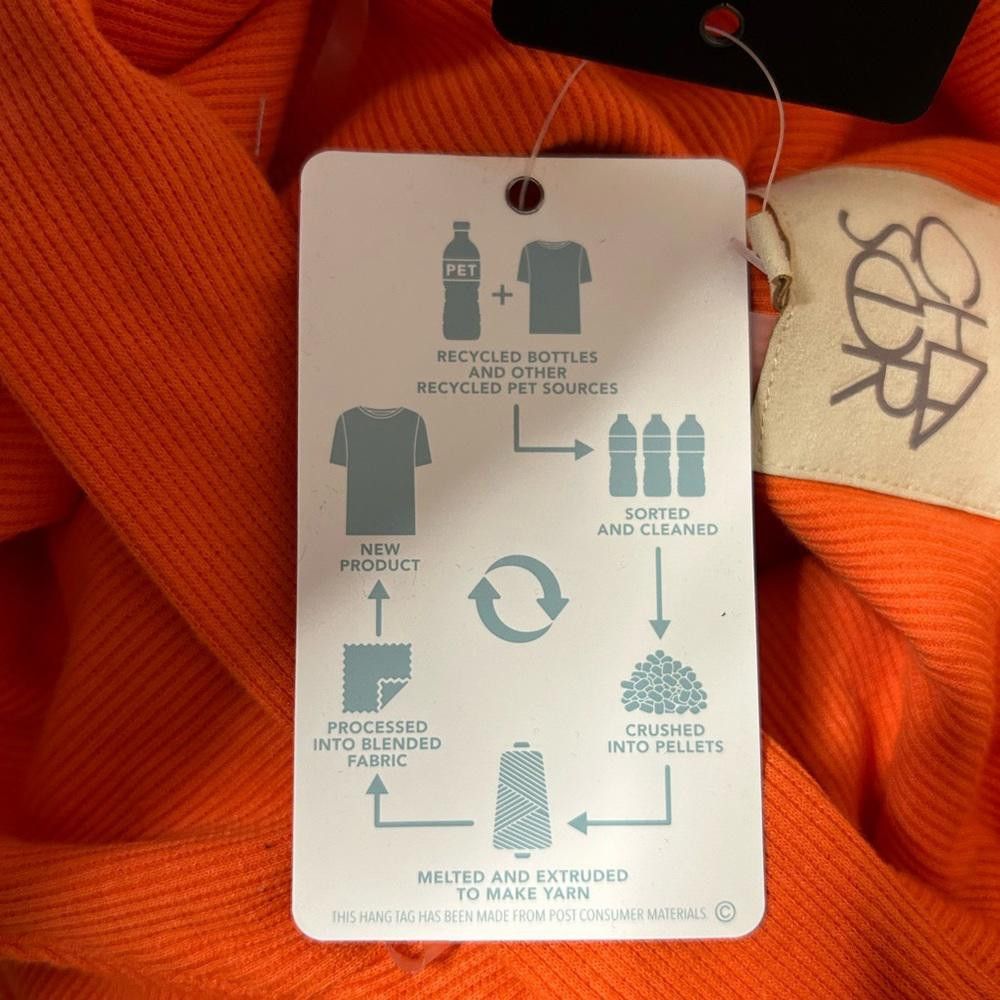 Chase Authentics Chaser l NWT Westside Ribbed Wrap Dress Orange Small Size S / US 4 / IT 40 - 9 Thumbnail