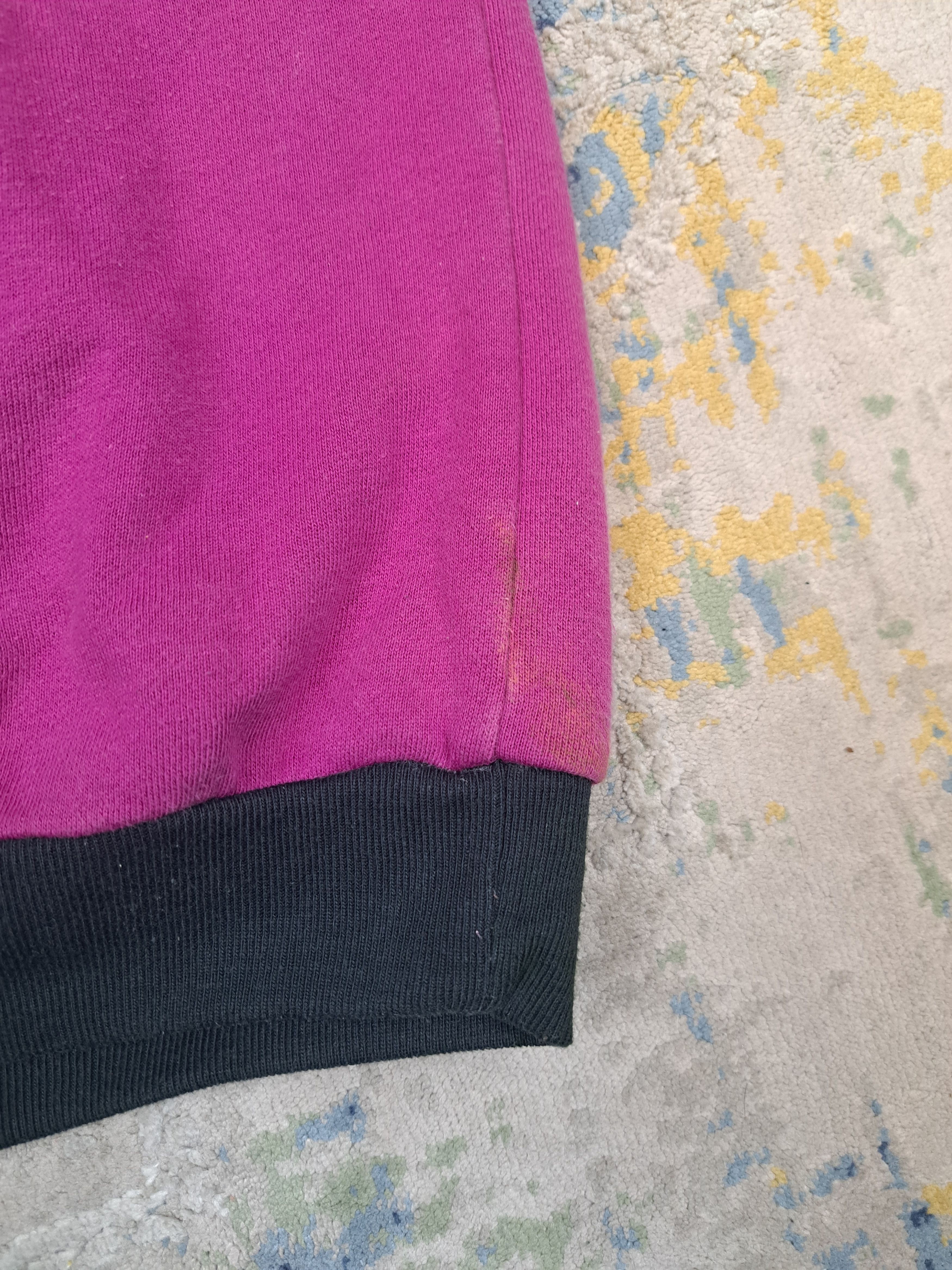 Nike Vintage 80s Nike Colour Block Boxy Sweatshirt Mini Swoosh Size US M / EU 48-50 / 2 - 12 Thumbnail