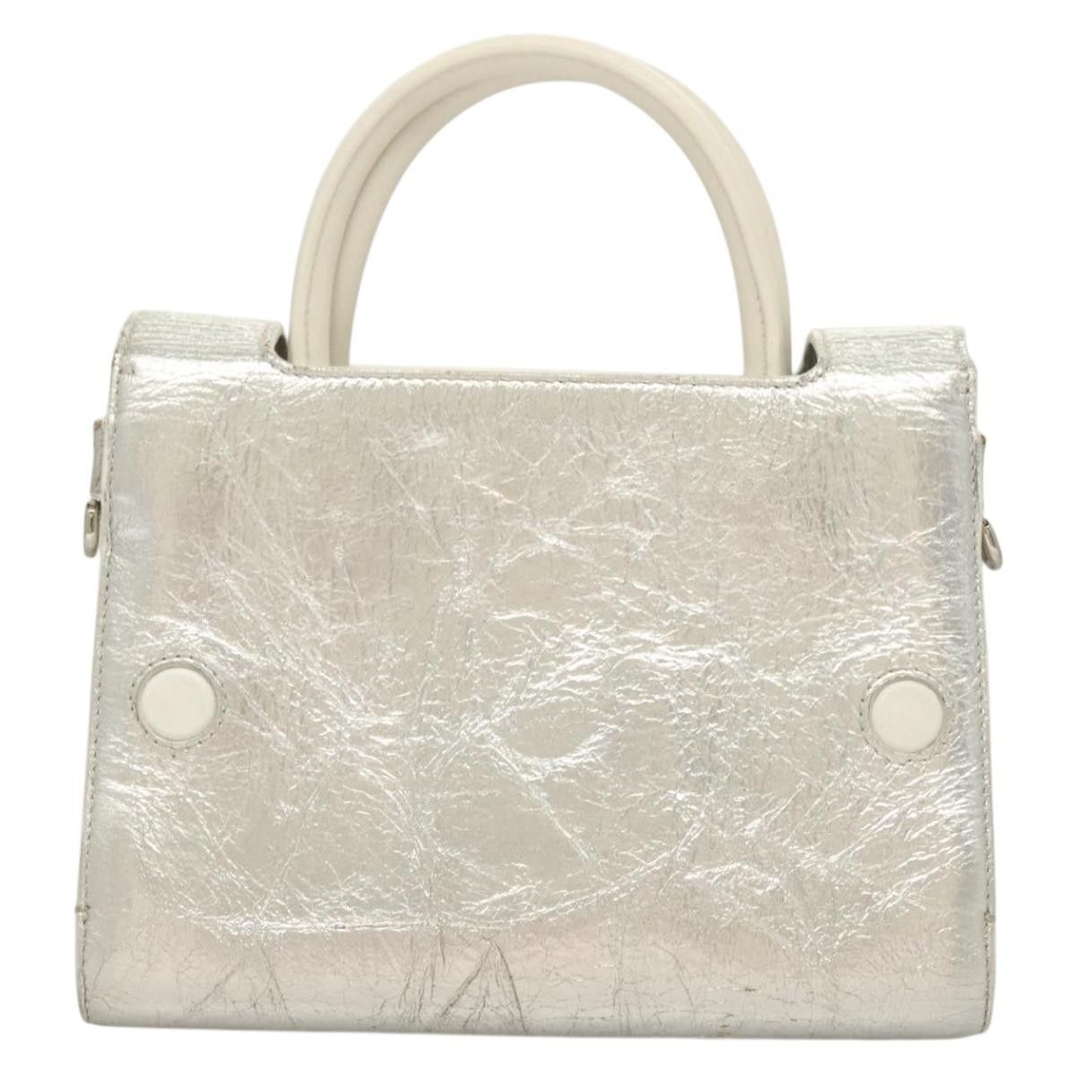 Dior DIOR Ever Mini Hand Bag Leather Silver Size ONE SIZE - 3 Thumbnail