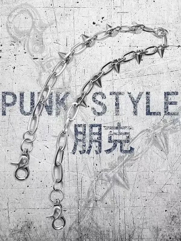 Vintage Goth Punk Pants Jeans Bike Riding Wallet Keychain Size ONE SIZE - 2 Thumbnail