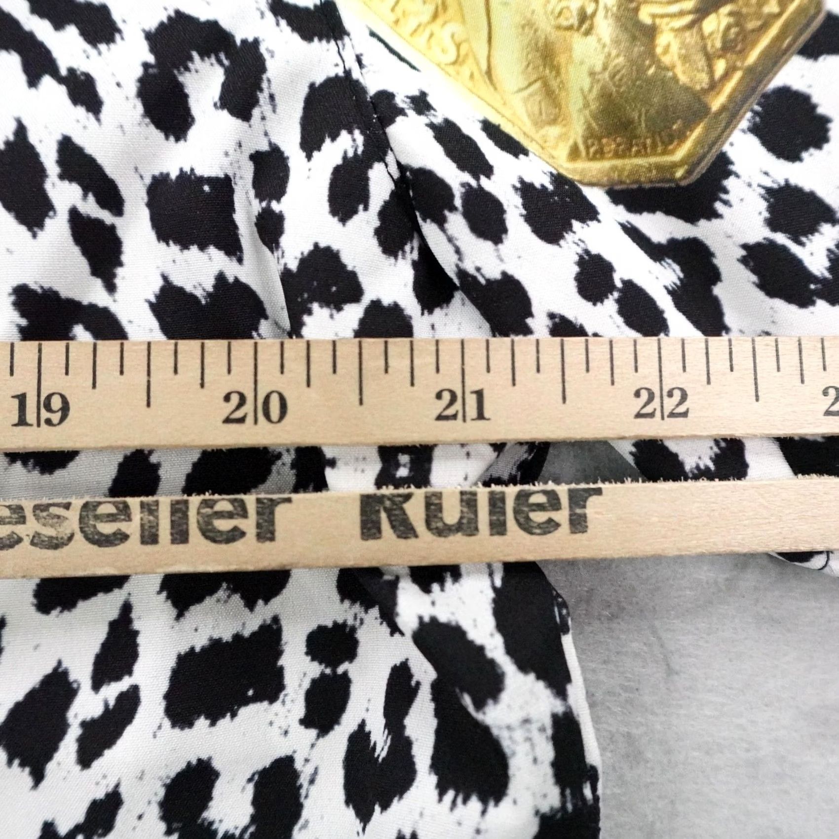 Vintage Civil Regime Shirt Mens Small White Black Leopard Print floral Camp Button Up Size US S / EU 44-46 / 1 - 7 Thumbnail