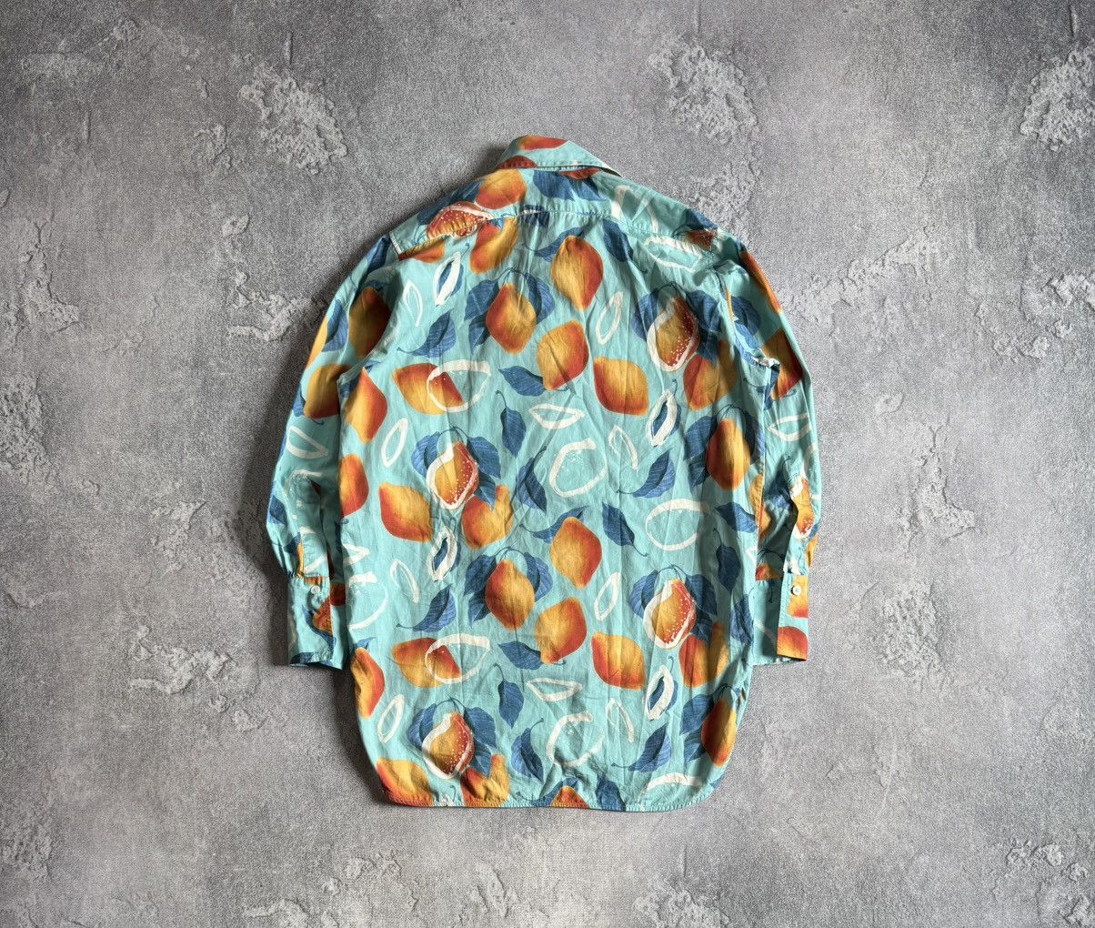 Paul Smith PS Paul Smith 36 all printed mango 🥭 shirt button up blouse Size S / US 4 / IT 40 - 13 Thumbnail