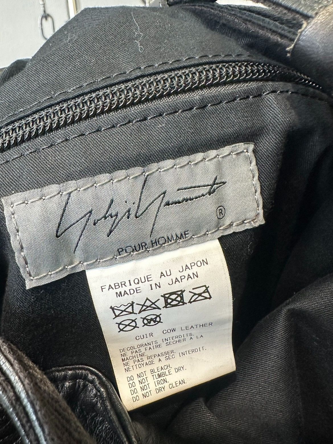Yohji Yamamoto Yohji Yamamoto Yohji Yamamoto pour homme leather bundle ba Size ONE SIZE - 8 Thumbnail