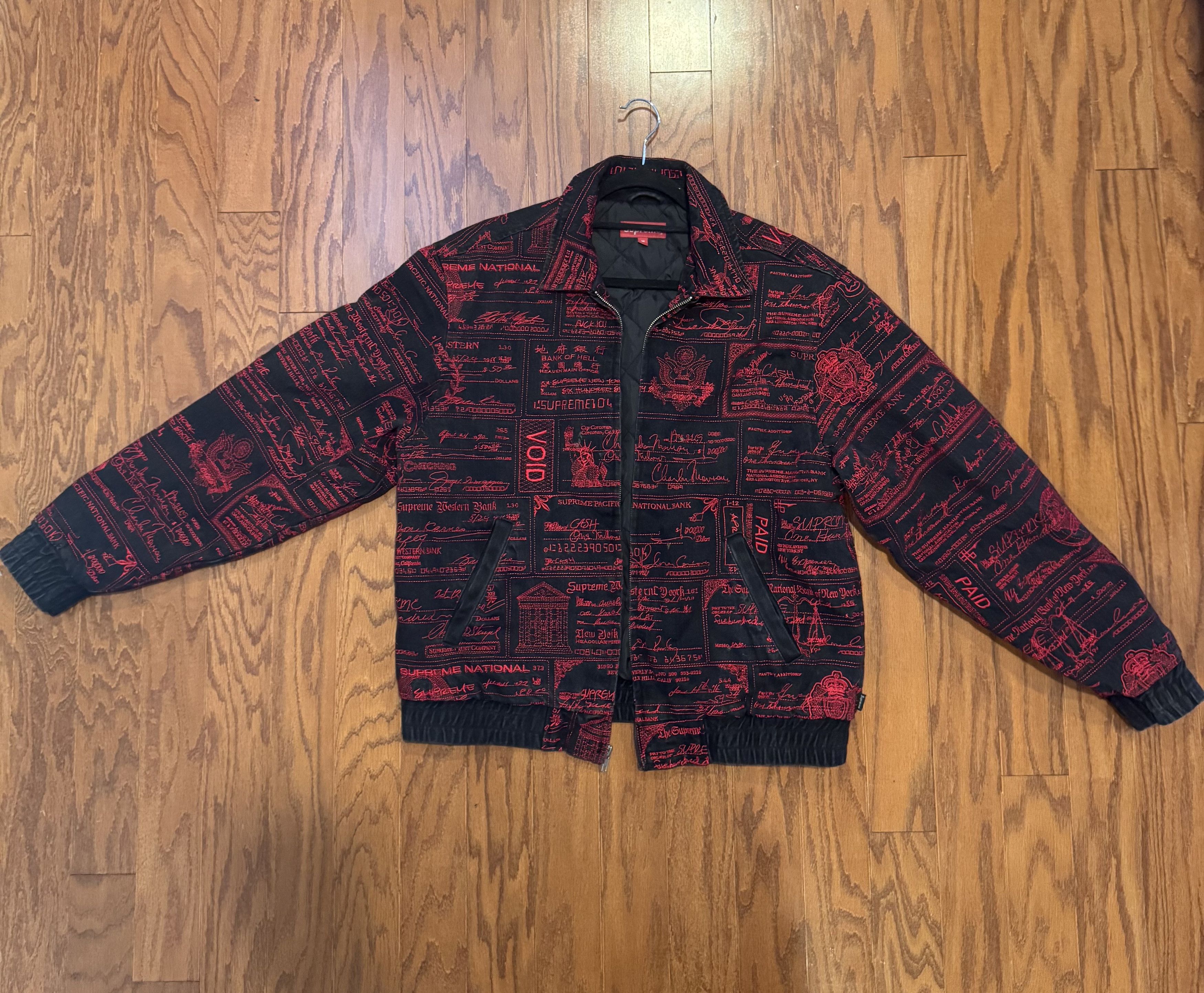 Supreme SS20 Supreme Checks Embroidered Denim Jacket Size US M / EU 48-50 / 2 - 2 Thumbnail