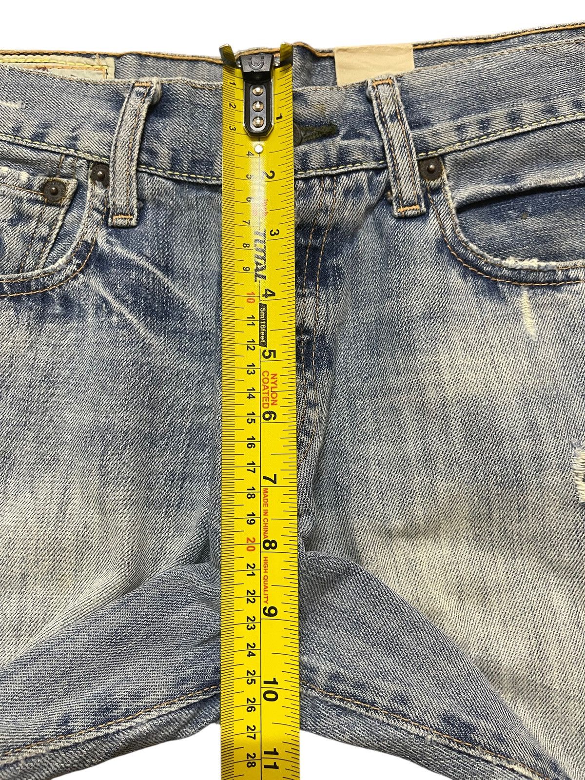 Abercrombie & Fitch Vintage Abercrombie & Fitch Blue Faded Wash Baggy Wide Leg Size US 32 / EU 48 - 17 Thumbnail